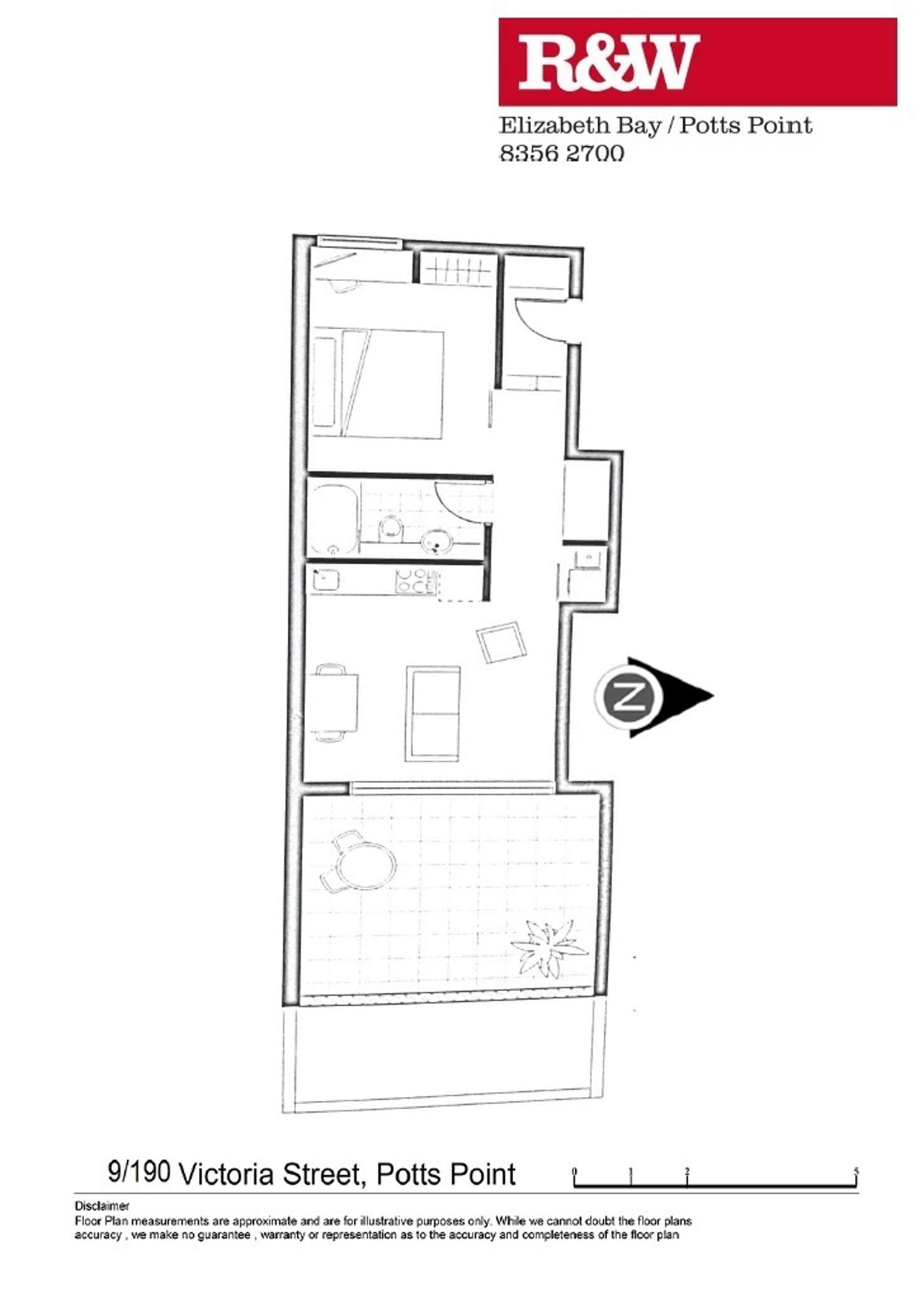 Floorplan of Homely apartment listing, 9/190 Victoria Street, Potts Point NSW 2011