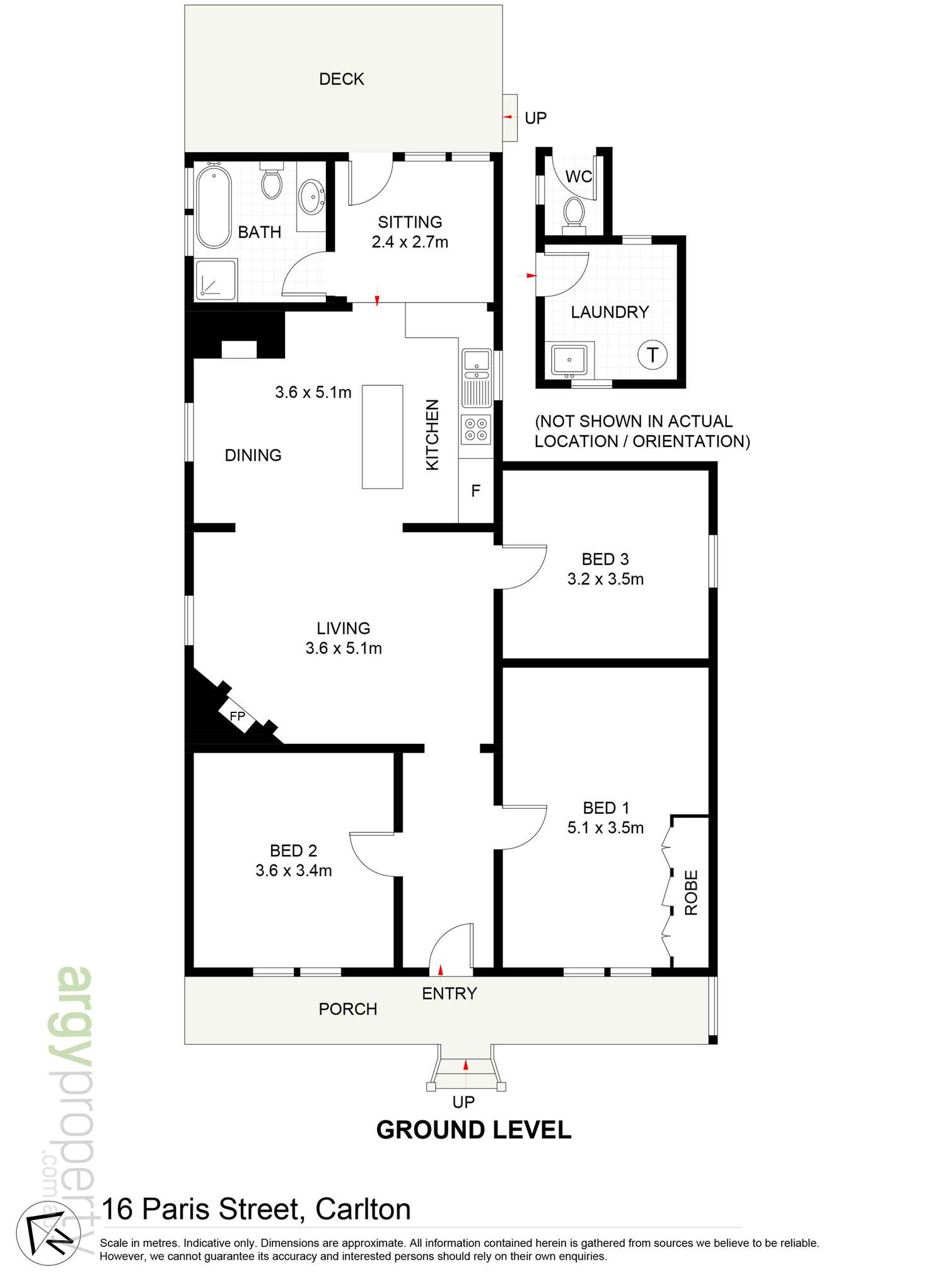 Floorplan of Homely house listing, 16 Paris Street, Carlton NSW 2218