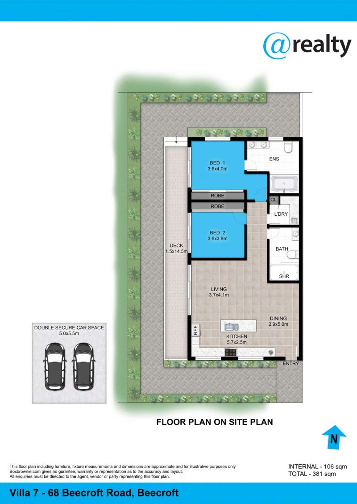 Floorplan of Homely villa listing, 7/68 Beecroft Road, Beecroft NSW 2119