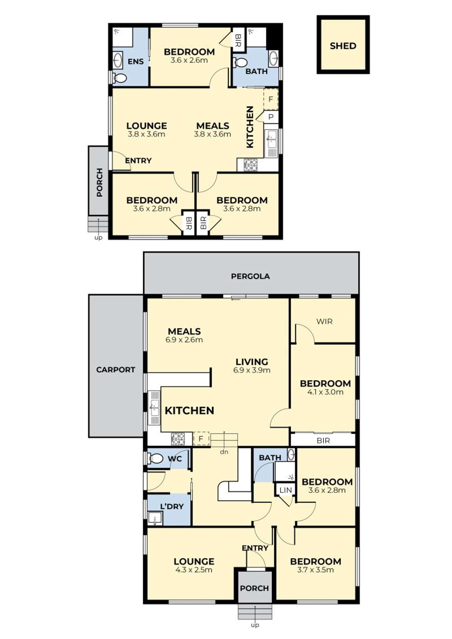 Floorplan of Homely house listing, 41 Seston Street, Reservoir VIC 3073