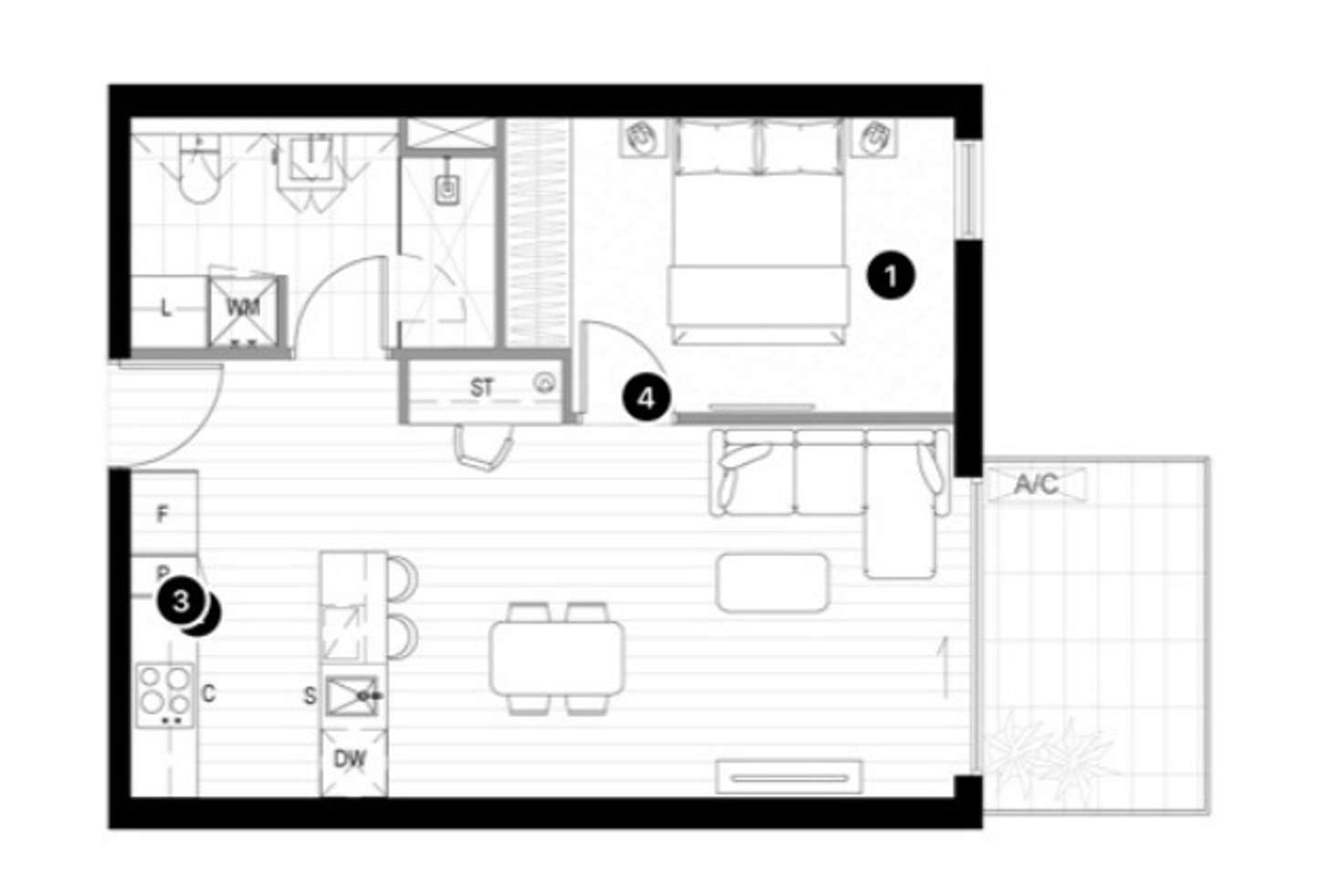 Floorplan of Homely apartment listing, 133/22 Barkly Street, Brunswick East VIC 3057