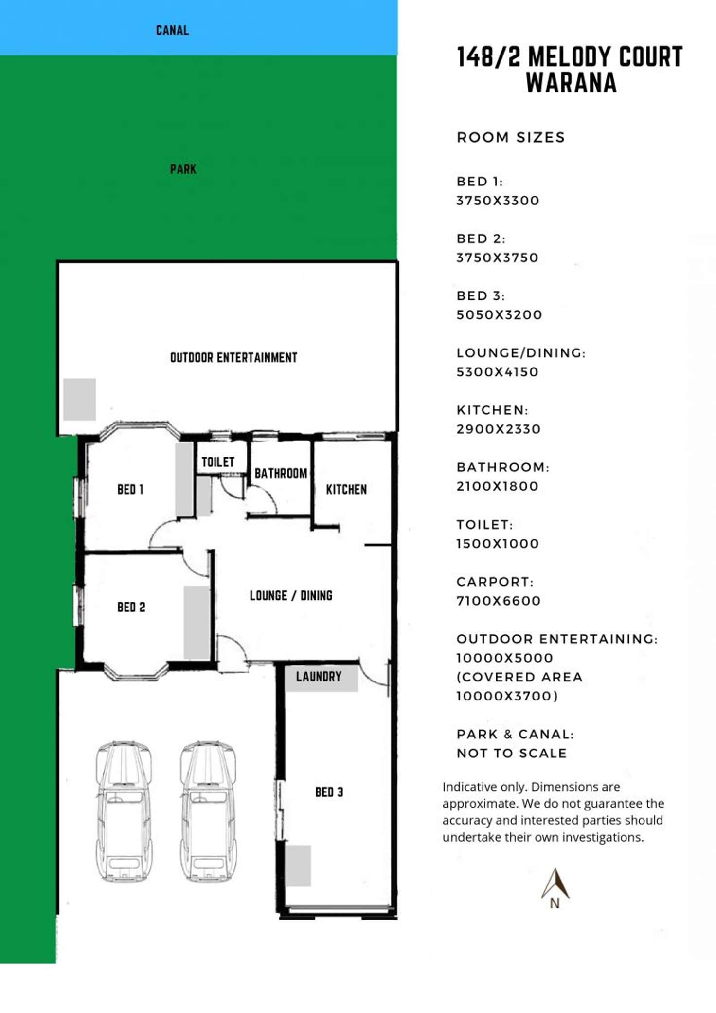 Floorplan of Homely villa listing, 148/2 melody, Warana QLD 4575