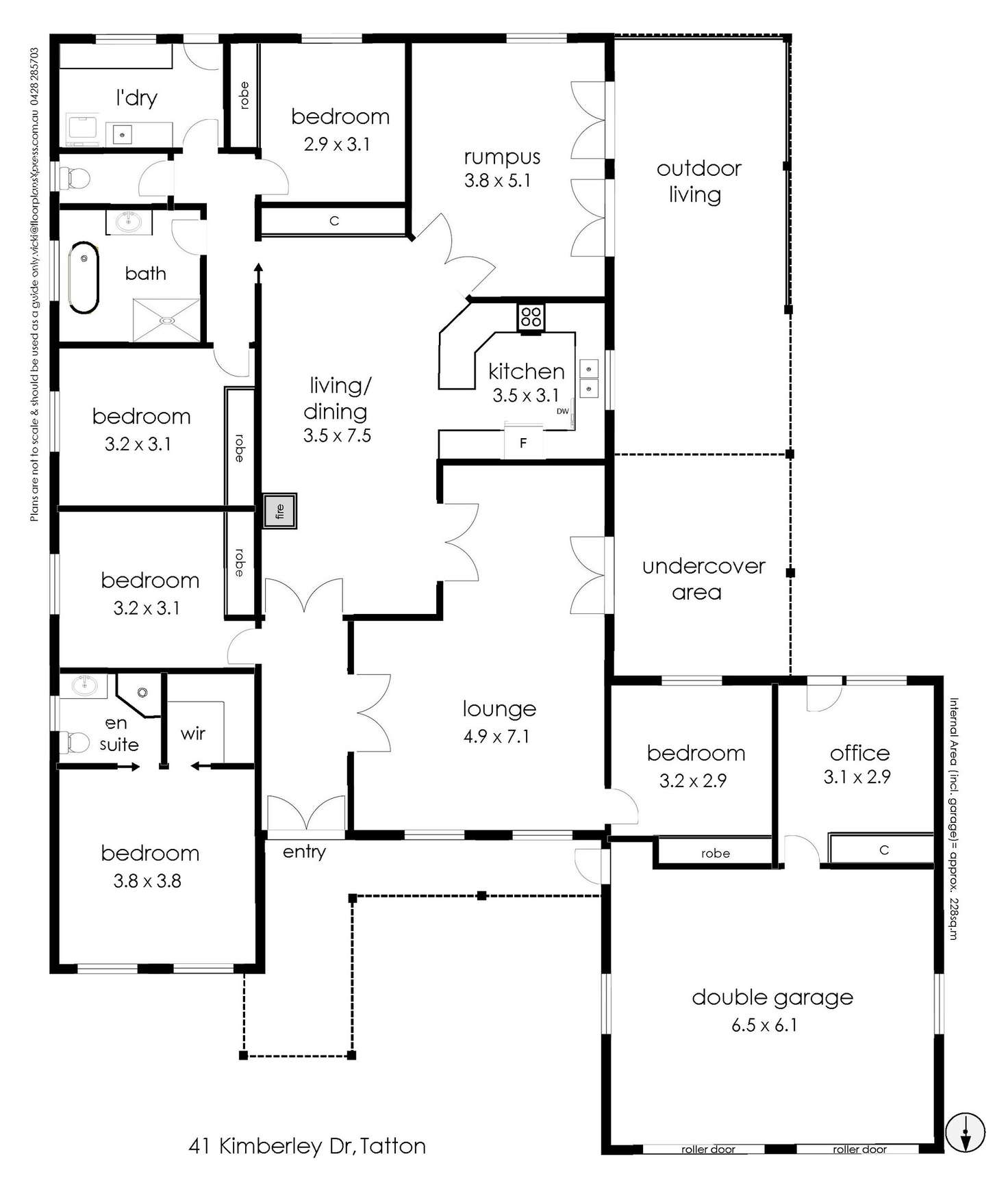 Floorplan of Homely house listing, 41 Kimberley Drive, Tatton NSW 2650