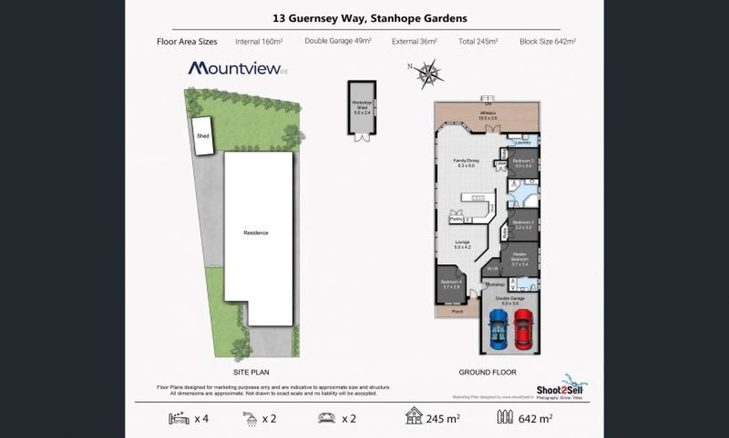Floorplan of Homely house listing, 13 Guernsey Way, Stanhope Gardens NSW 2768