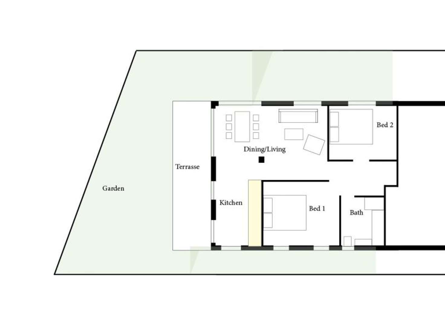 Floorplan of Homely apartment listing, 1A/16 Derby St, Vaucluse NSW 2030