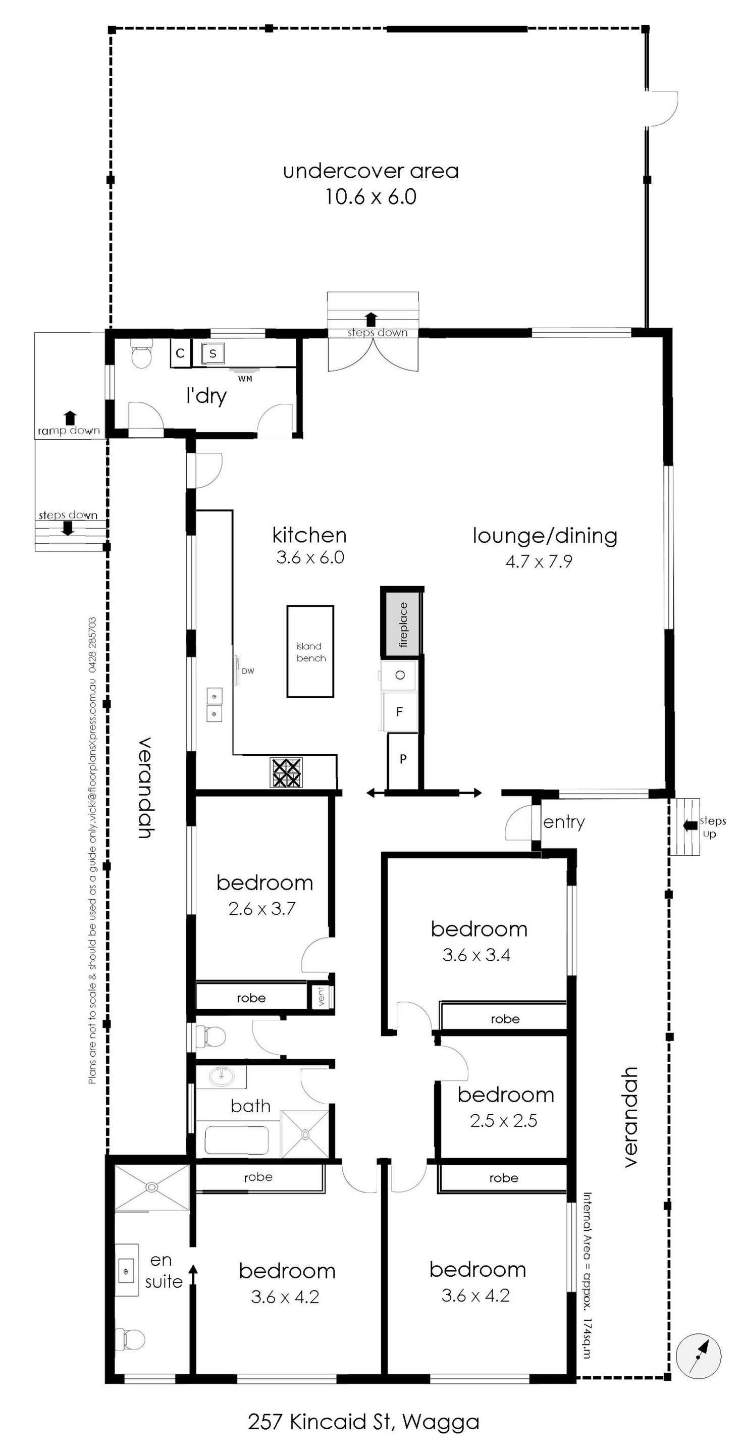 Floorplan of Homely house listing, 257 Kincaid Street, Wagga Wagga NSW 2650