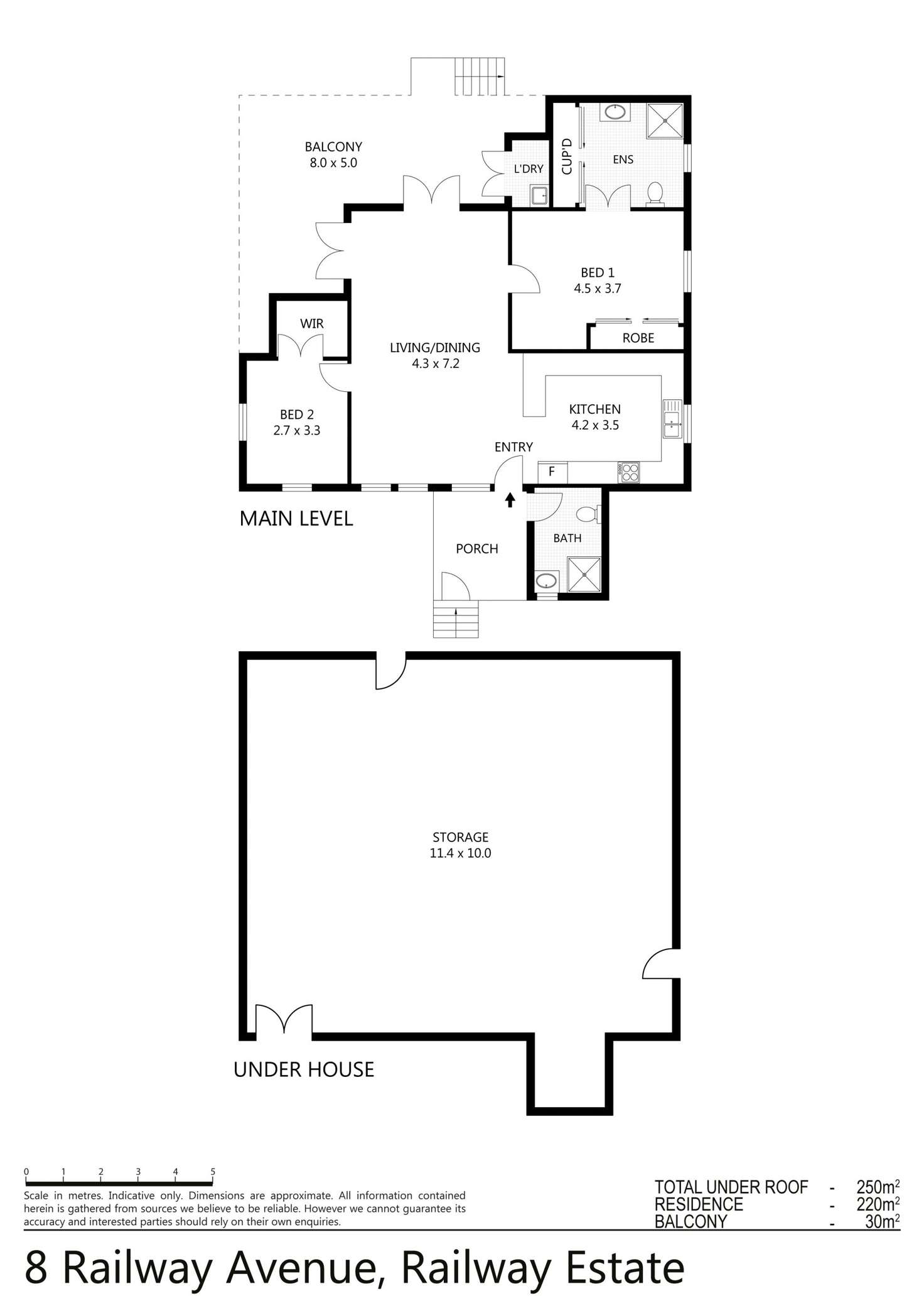 Floorplan of Homely house listing, 8 Railway Avenue, Railway Estate QLD 4810