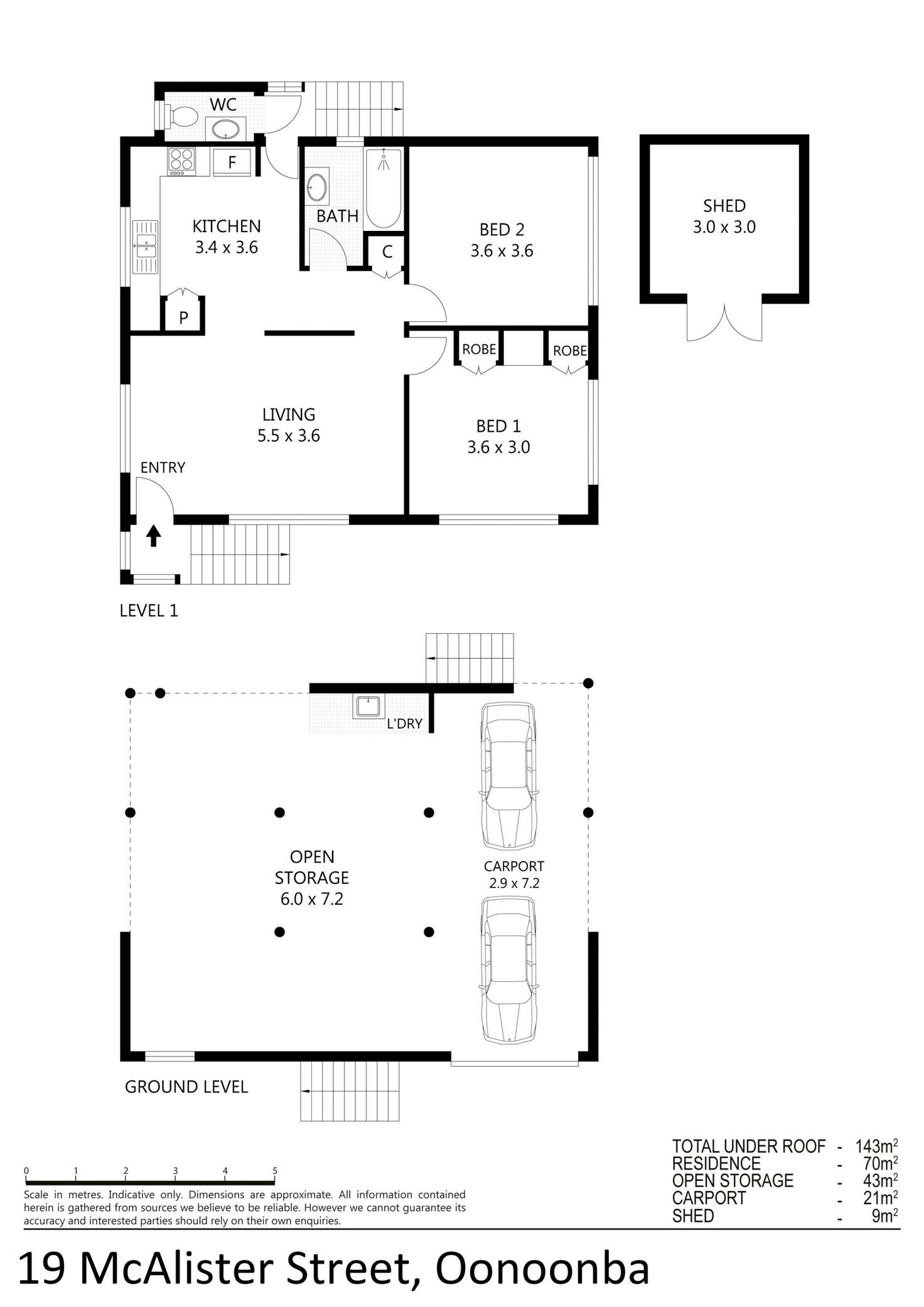 Floorplan of Homely house listing, 19 McAlister Street, Oonoonba QLD 4811