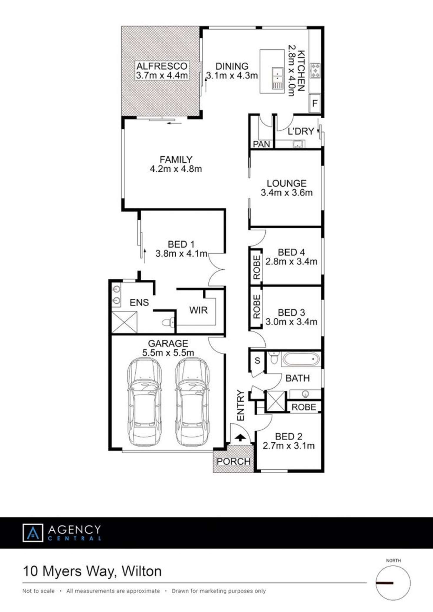 Floorplan of Homely house listing, 10 Myers Way, Wilton NSW 2571