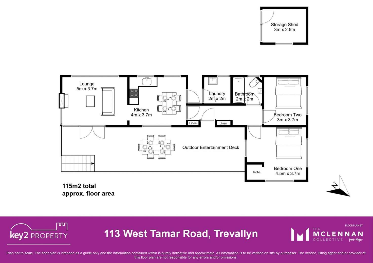 Floorplan of Homely house listing, 113 West Tamar Road, Trevallyn TAS 7250