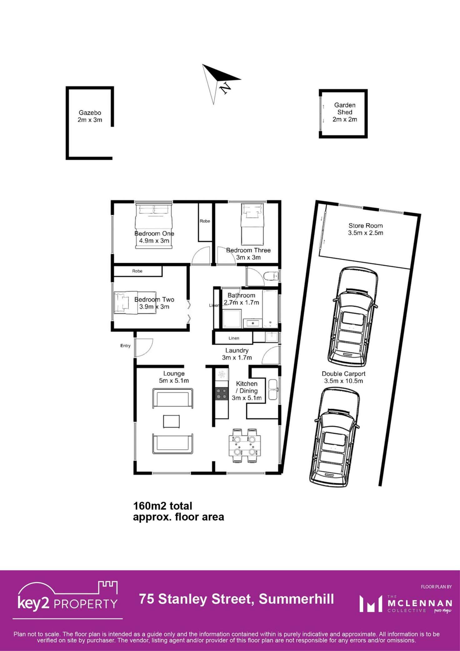 Floorplan of Homely house listing, 75 Stanley Street, Summerhill TAS 7250