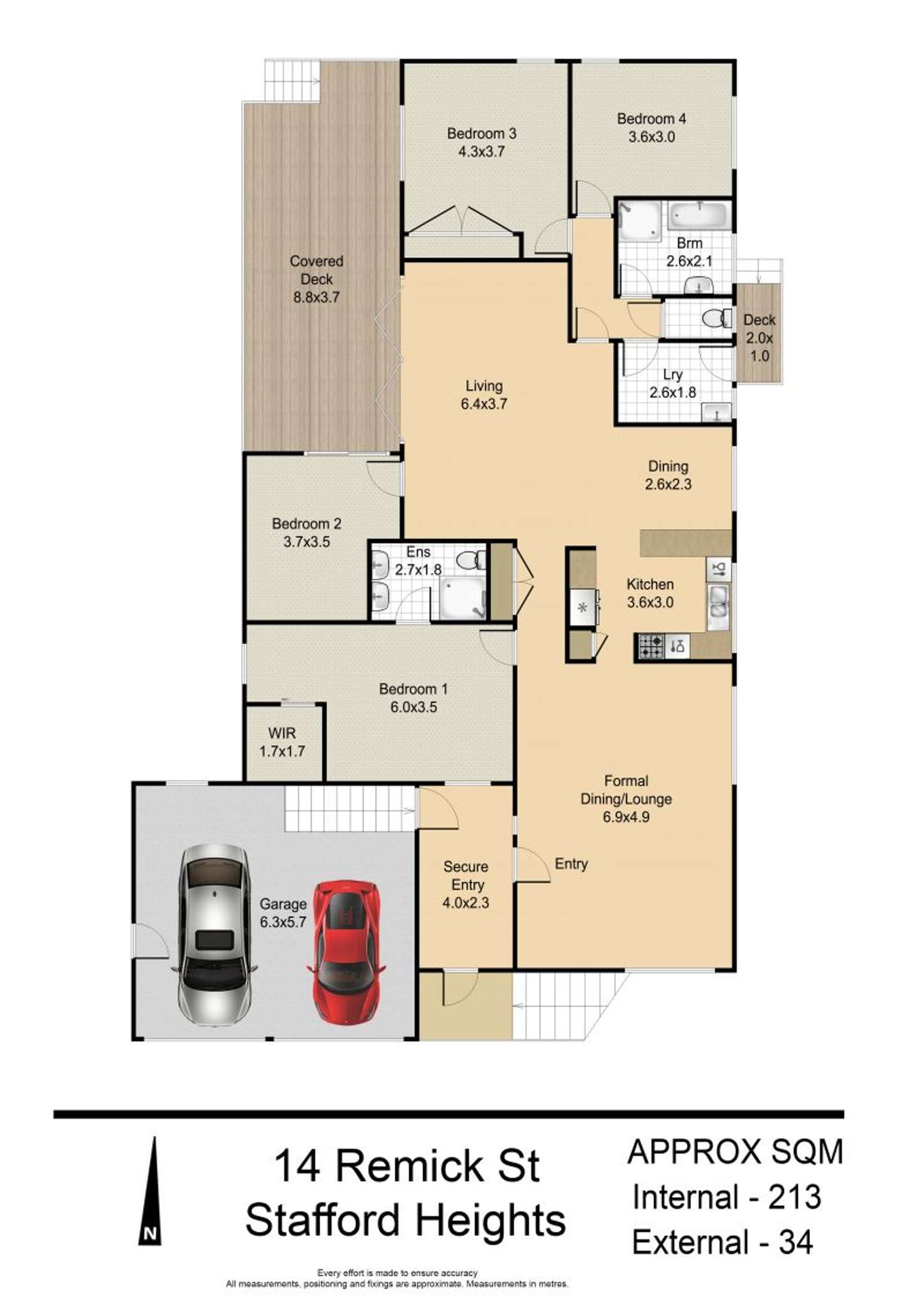 Floorplan of Homely house listing, 14 Remick Street, Stafford Heights QLD 4053