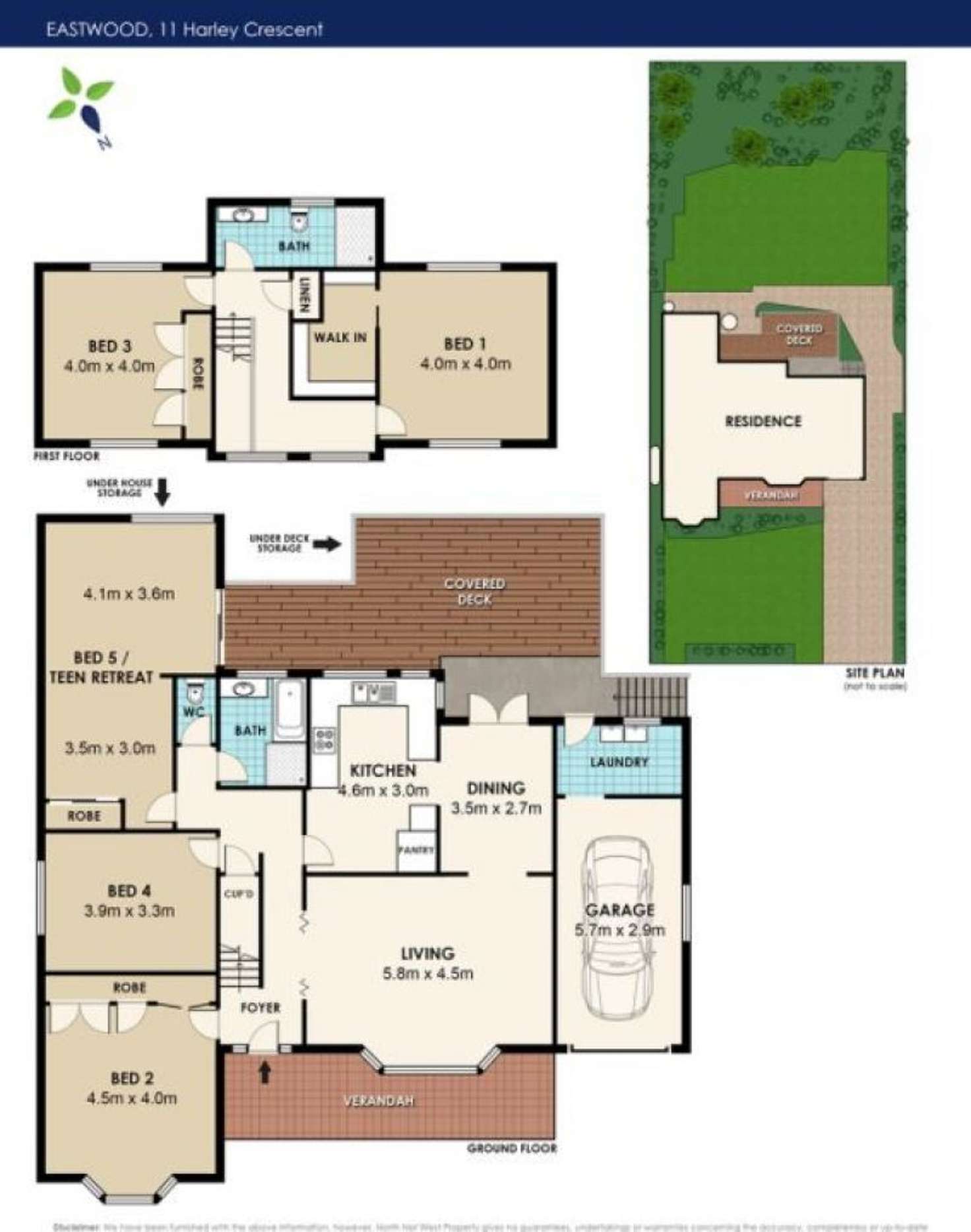 Floorplan of Homely house listing, 11 Harley Crescent, Eastwood NSW 2122