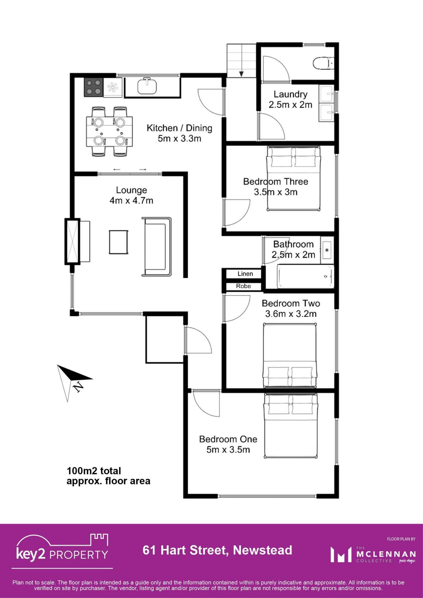 Floorplan of Homely house listing, 61 Hart Street, Newstead TAS 7250