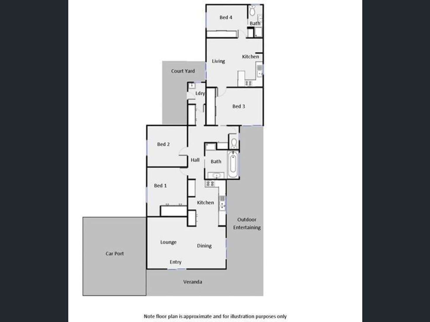 Floorplan of Homely house listing, 8 Mimosa Avenue, Mildura VIC 3500