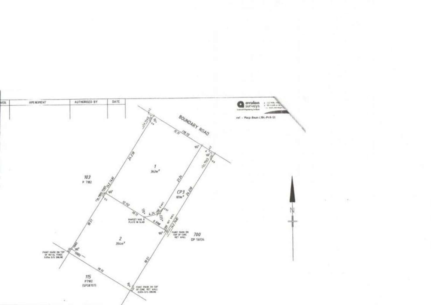 Floorplan of Homely residentialLand listing, 49B Boundary Road, Dudley Park WA 6210