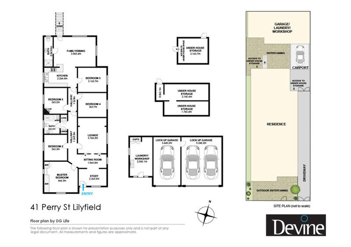 Floorplan of Homely house listing, 41 Perry Street, Lilyfield NSW 2040
