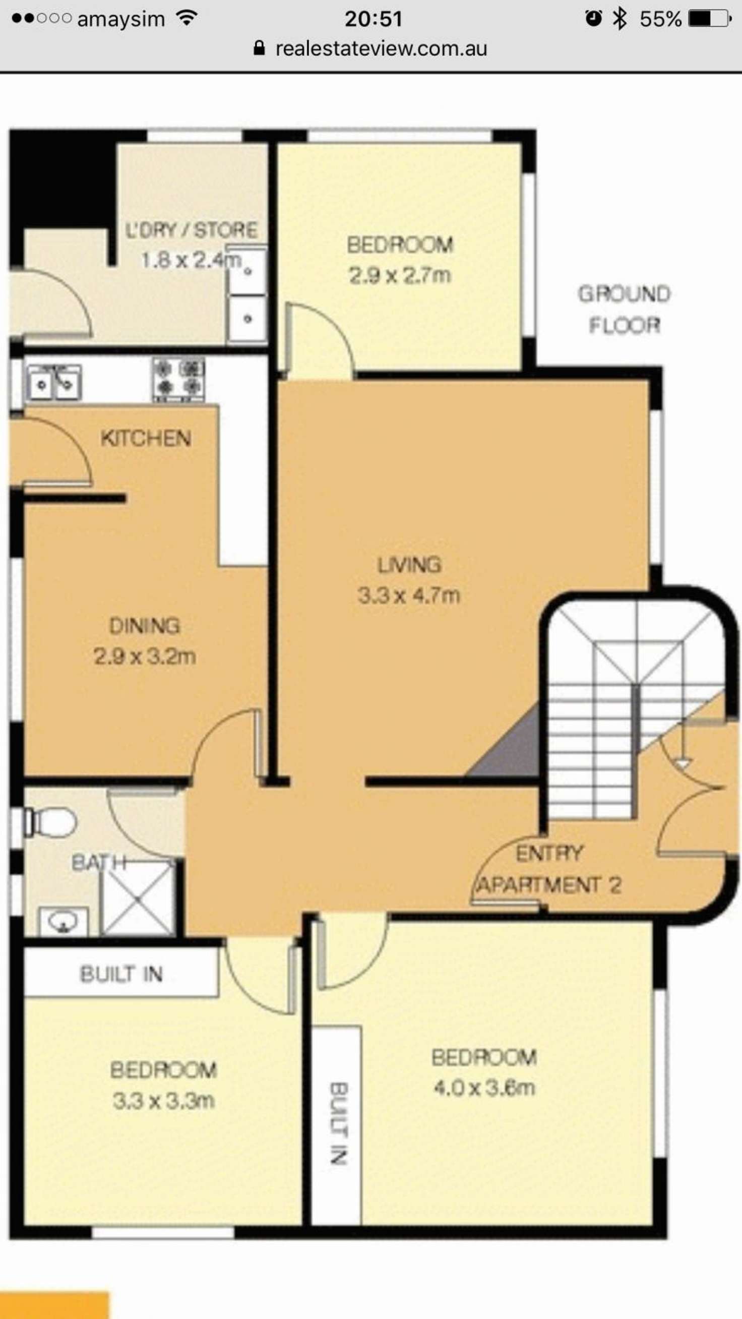 Floorplan of Homely apartment listing, 197 Malabar Rd, South Coogee NSW 2034