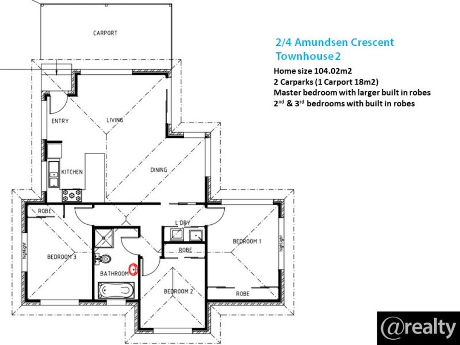 Floorplan of Homely house listing, 2/5 Schouten Street, Warrane TAS 7018