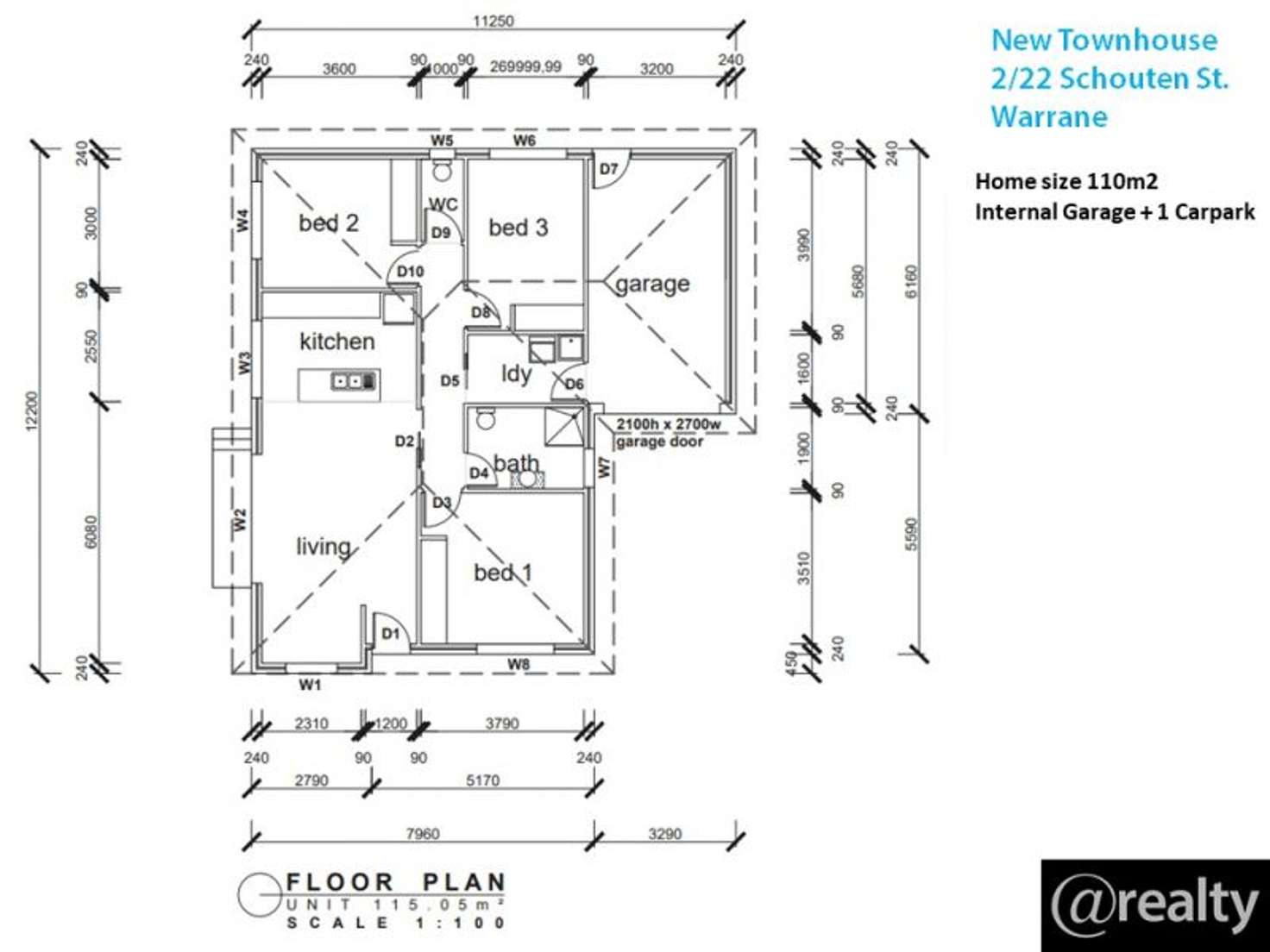 Floorplan of Homely house listing, 2/22 Schouten Street, Warrane TAS 7018