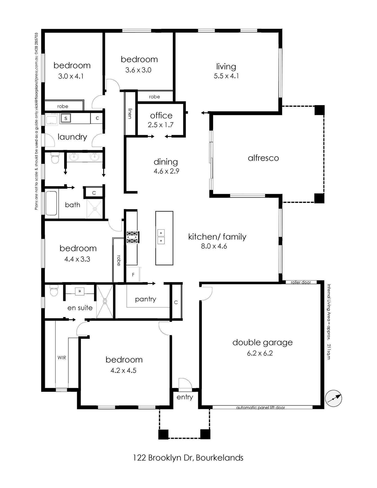 Floorplan of Homely house listing, 122 Brooklyn Drive, Bourkelands NSW 2650