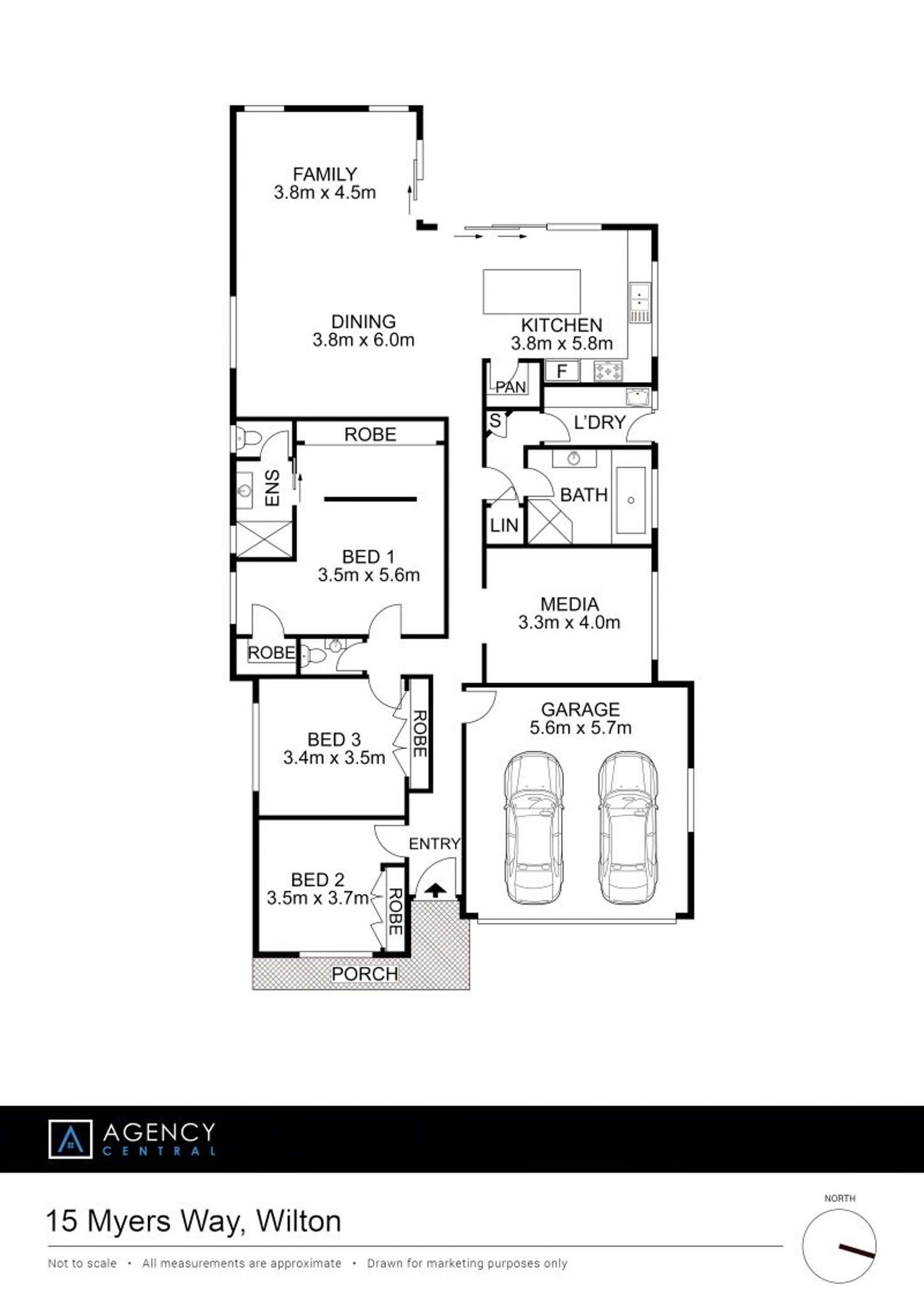 Floorplan of Homely house listing, 15 Myers Way, Wilton NSW 2571