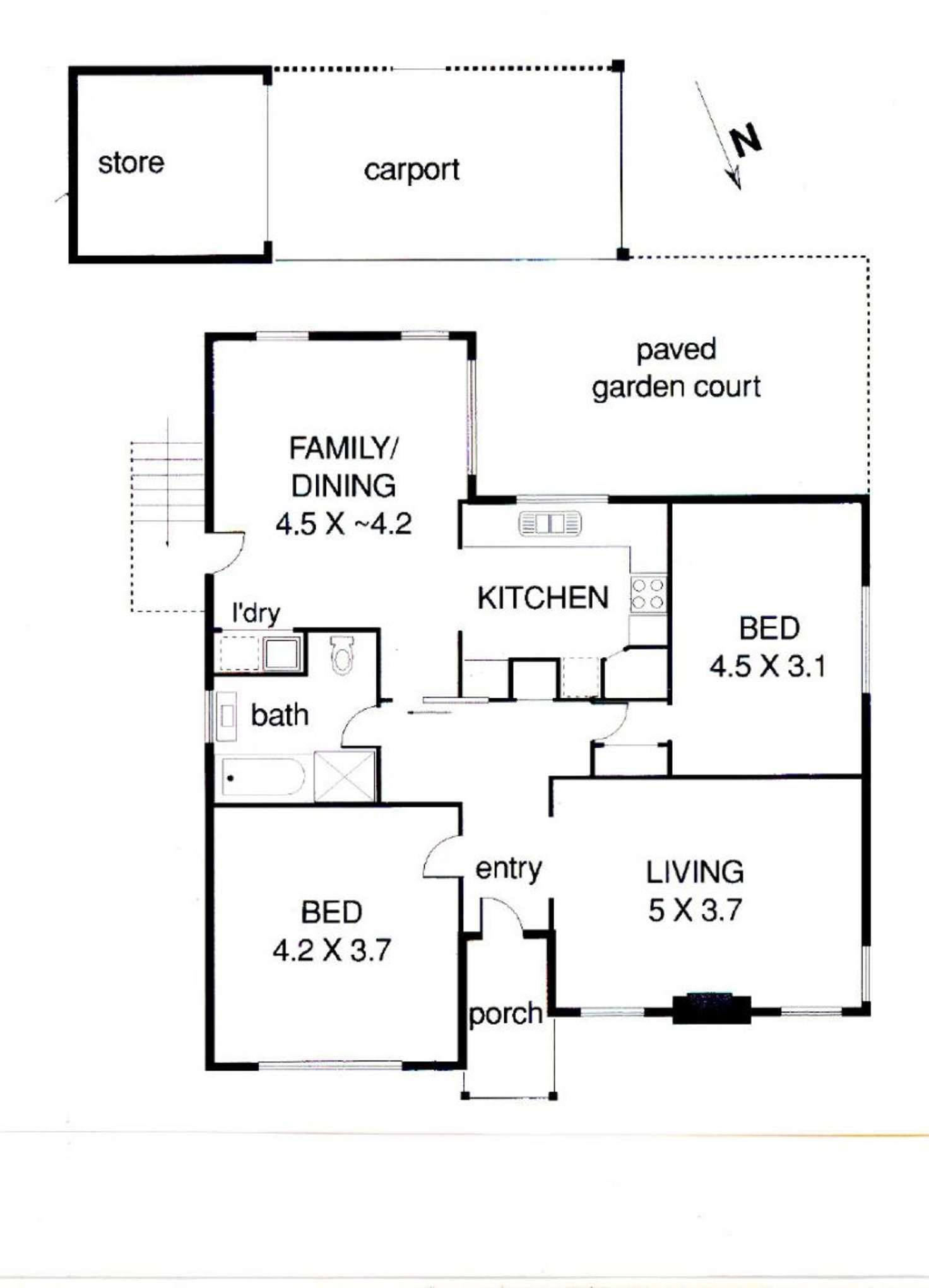 Floorplan of Homely house listing, 1/20 Cadorna Street, Box Hill South VIC 3128