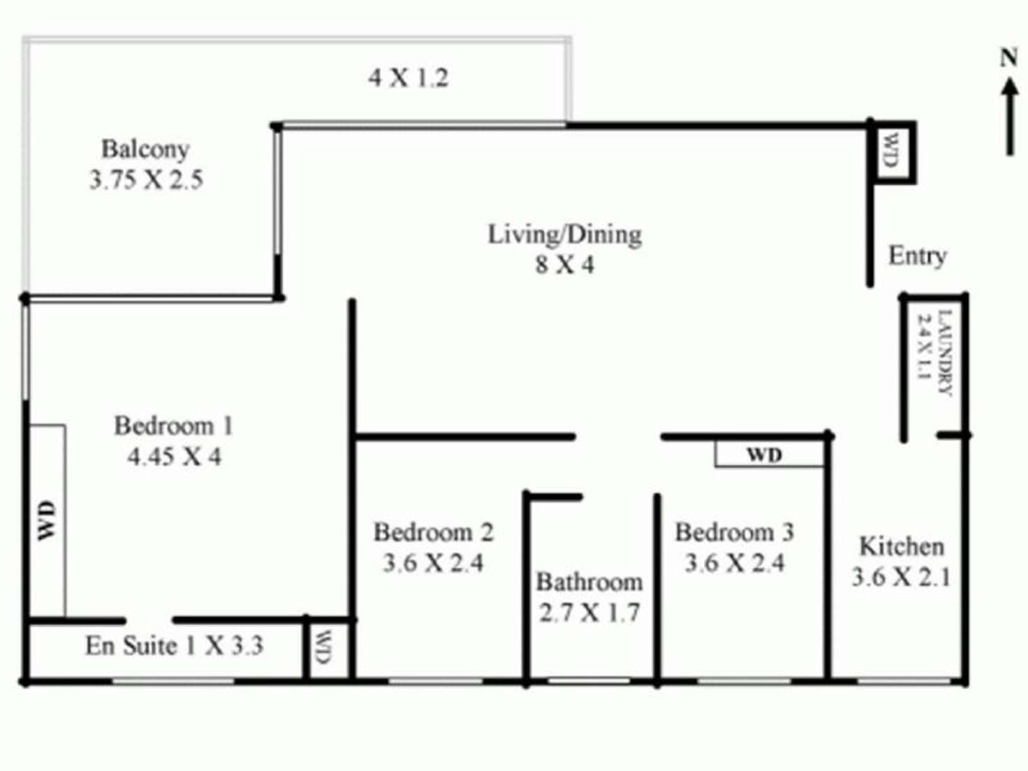 Floorplan of Homely apartment listing, 8/38 Stanton Road, Mosman NSW 2088