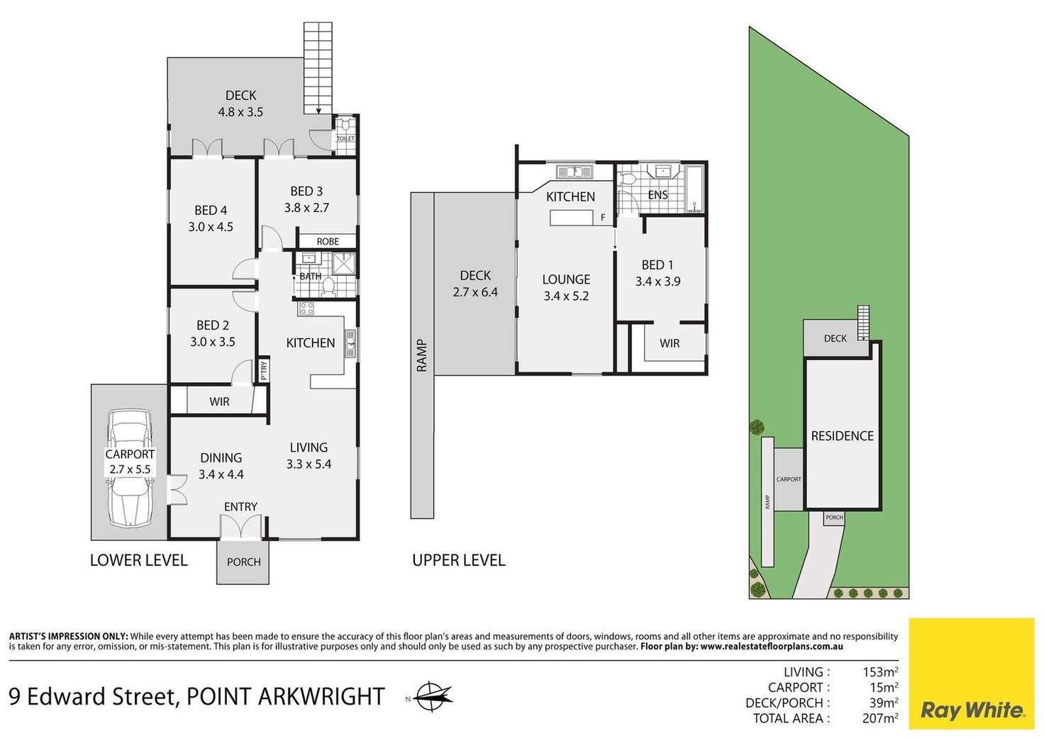 Floorplan of Homely house listing, 9 Edward Street, Point Arkwright QLD 4573