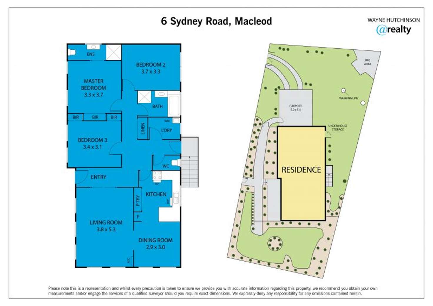 Floorplan of Homely house listing, 6 Sydney Street, Macleod VIC 3085