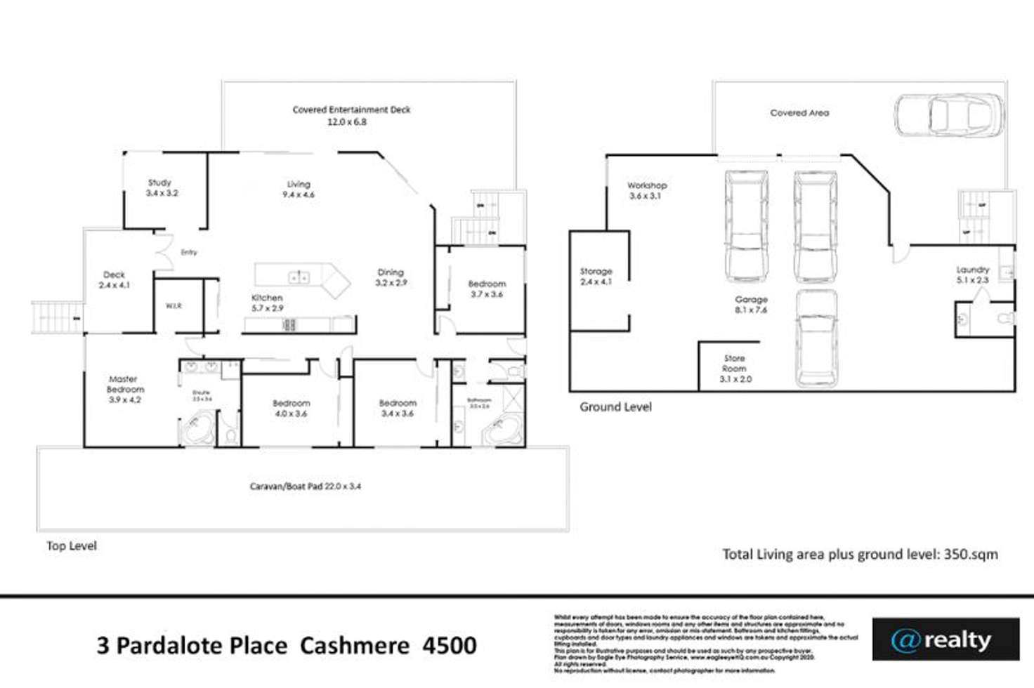 Floorplan of Homely house listing, 3 Pardalote Place, Cashmere QLD 4500
