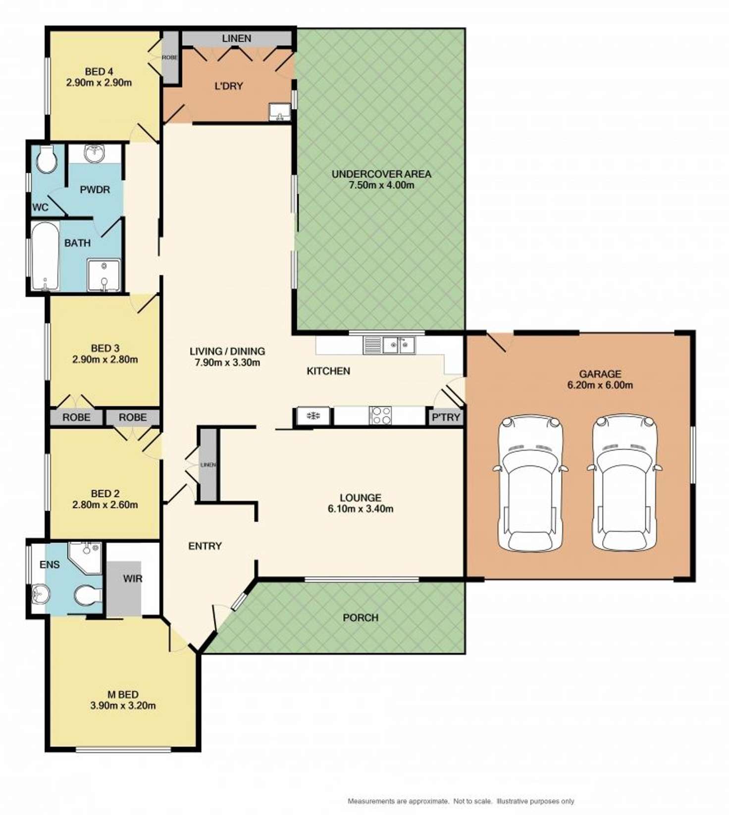 Floorplan of Homely house listing, 7 Spring Rise, West Albury NSW 2640