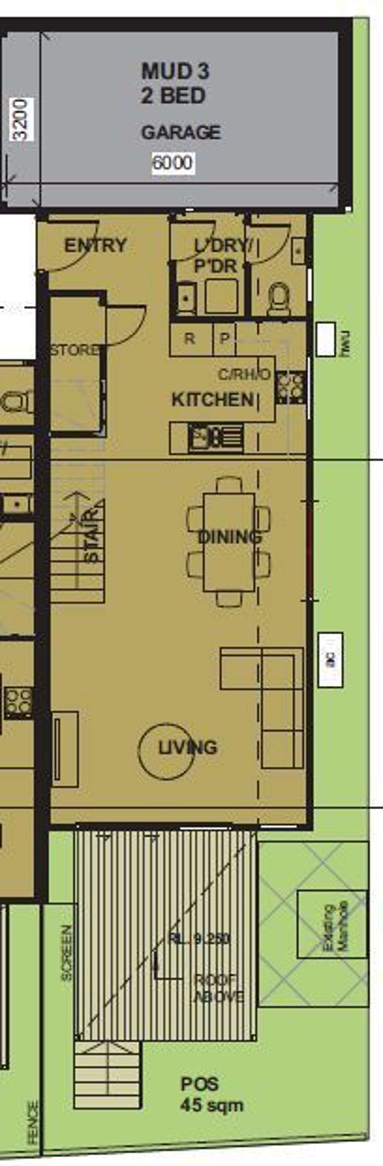 Floorplan of Homely townhouse listing, U3/14 Talbot St, Coorparoo QLD 4151