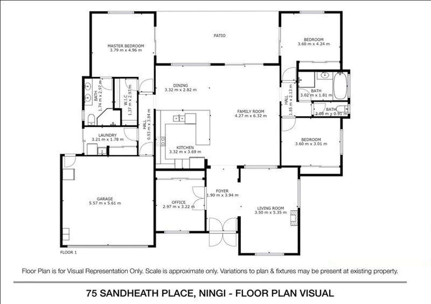 Floorplan of Homely house listing, 75 Sandheath Place, Ningi QLD 4511