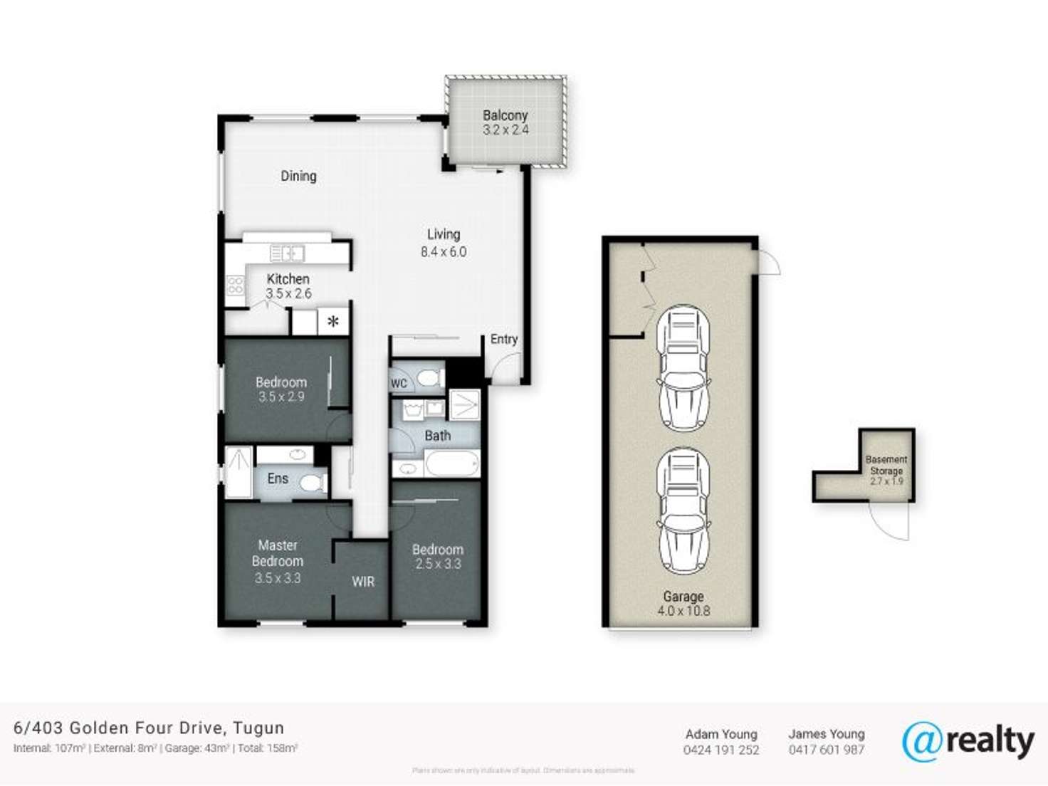 Floorplan of Homely apartment listing, 8/403 Golden Four Drive, Tugun QLD 4224