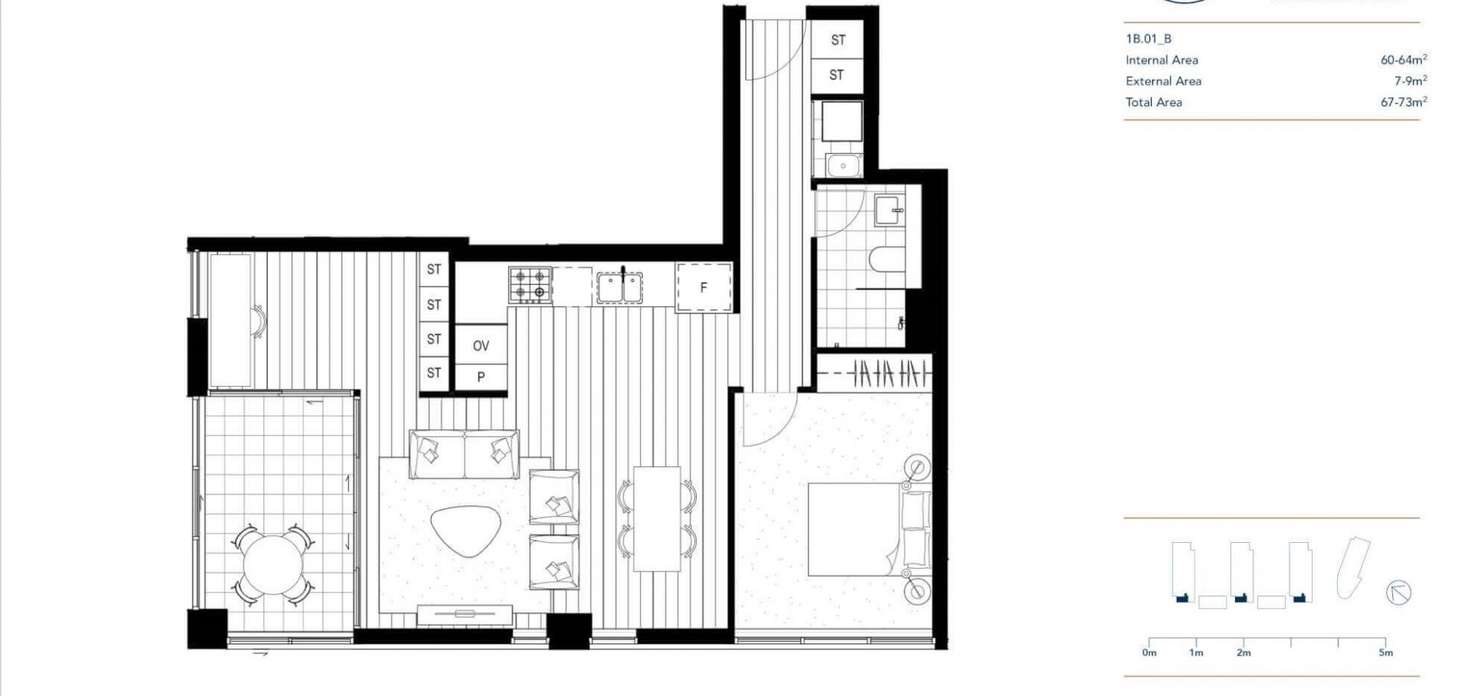 Floorplan of Homely apartment listing, 508/19 Halifax St, Macquarie Park NSW 2113