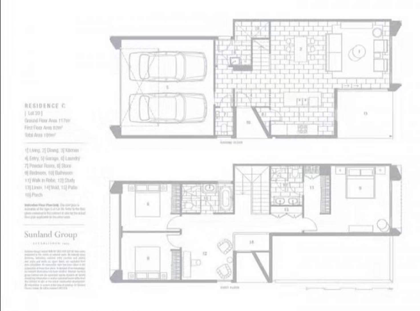 Floorplan of Homely townhouse listing, 37 Peninsula Drive, Robina QLD 4226