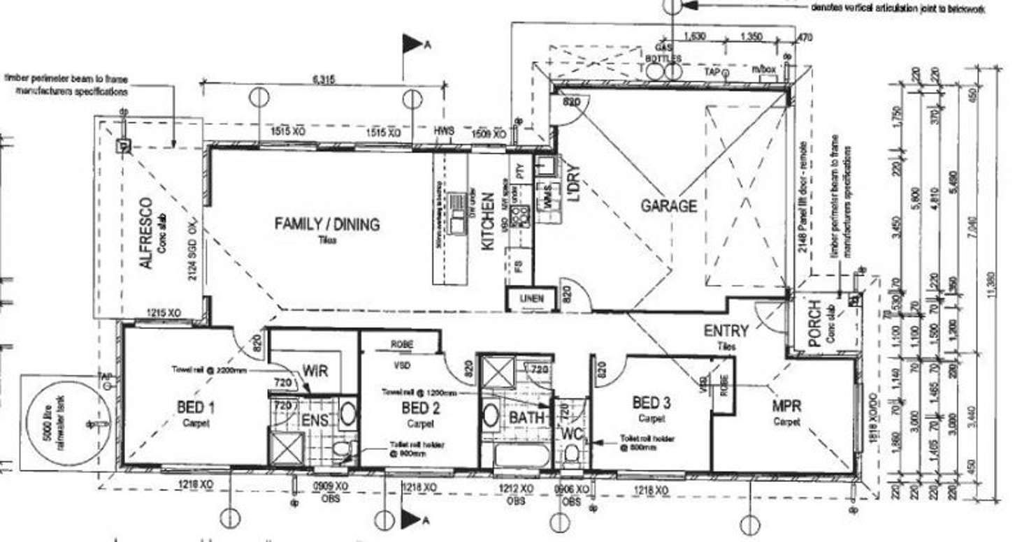 Floorplan of Homely house listing, 44 Ellem Drive, Chinchilla QLD 4413