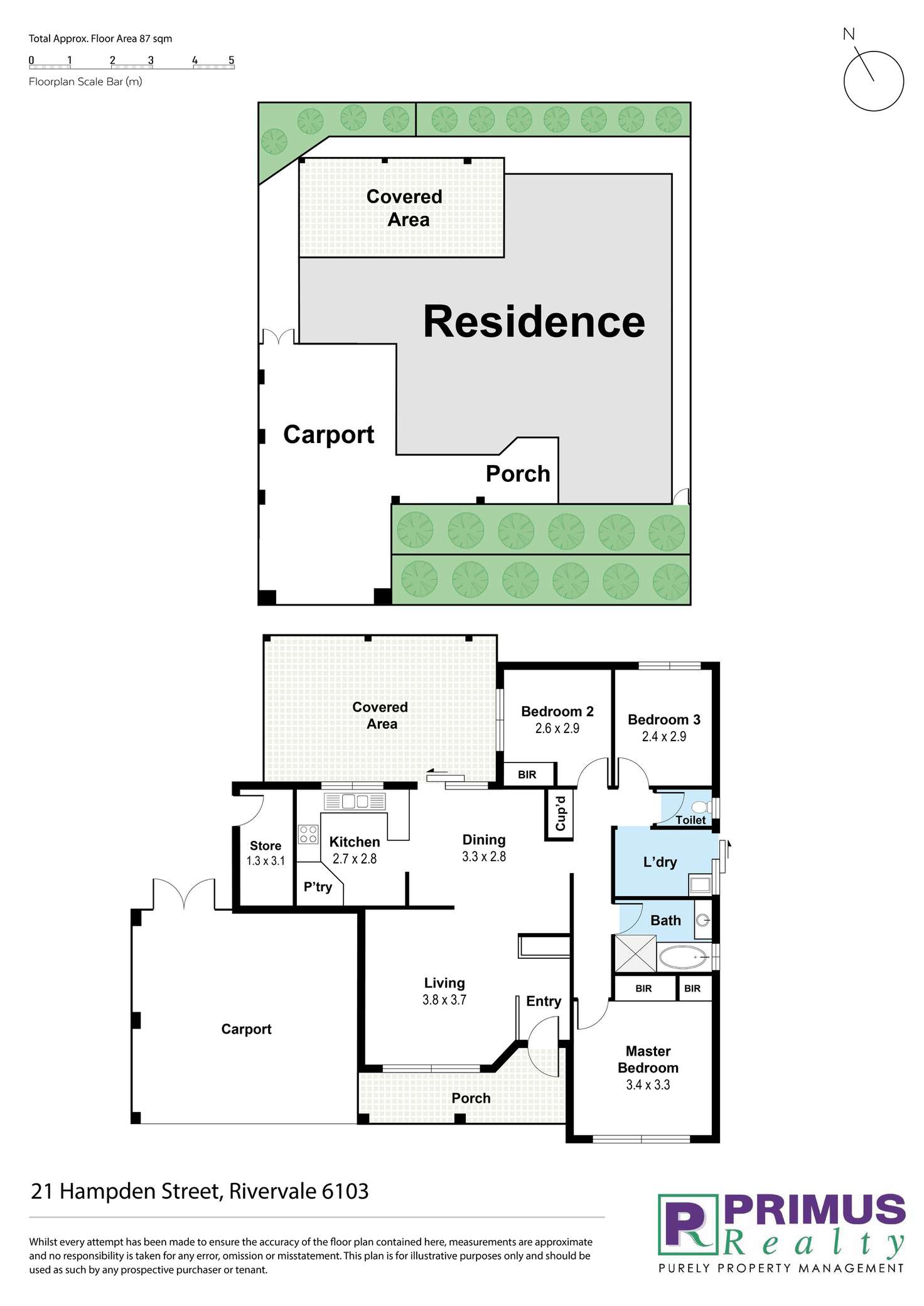 Floorplan of Homely house listing, 21 Hampden Street, Rivervale WA 6103