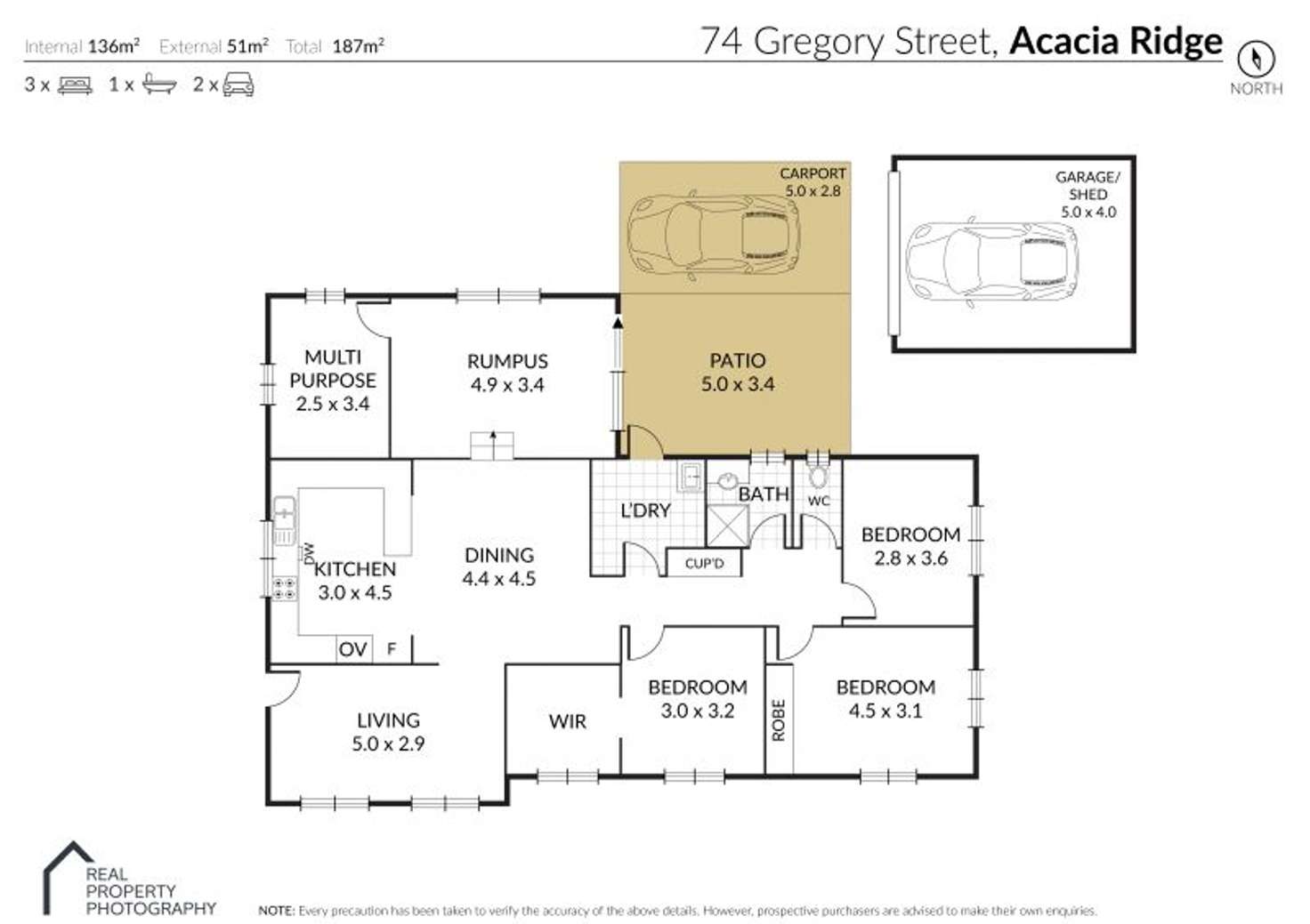 Floorplan of Homely house listing, 74 Gregory Street, Acacia Ridge QLD 4110