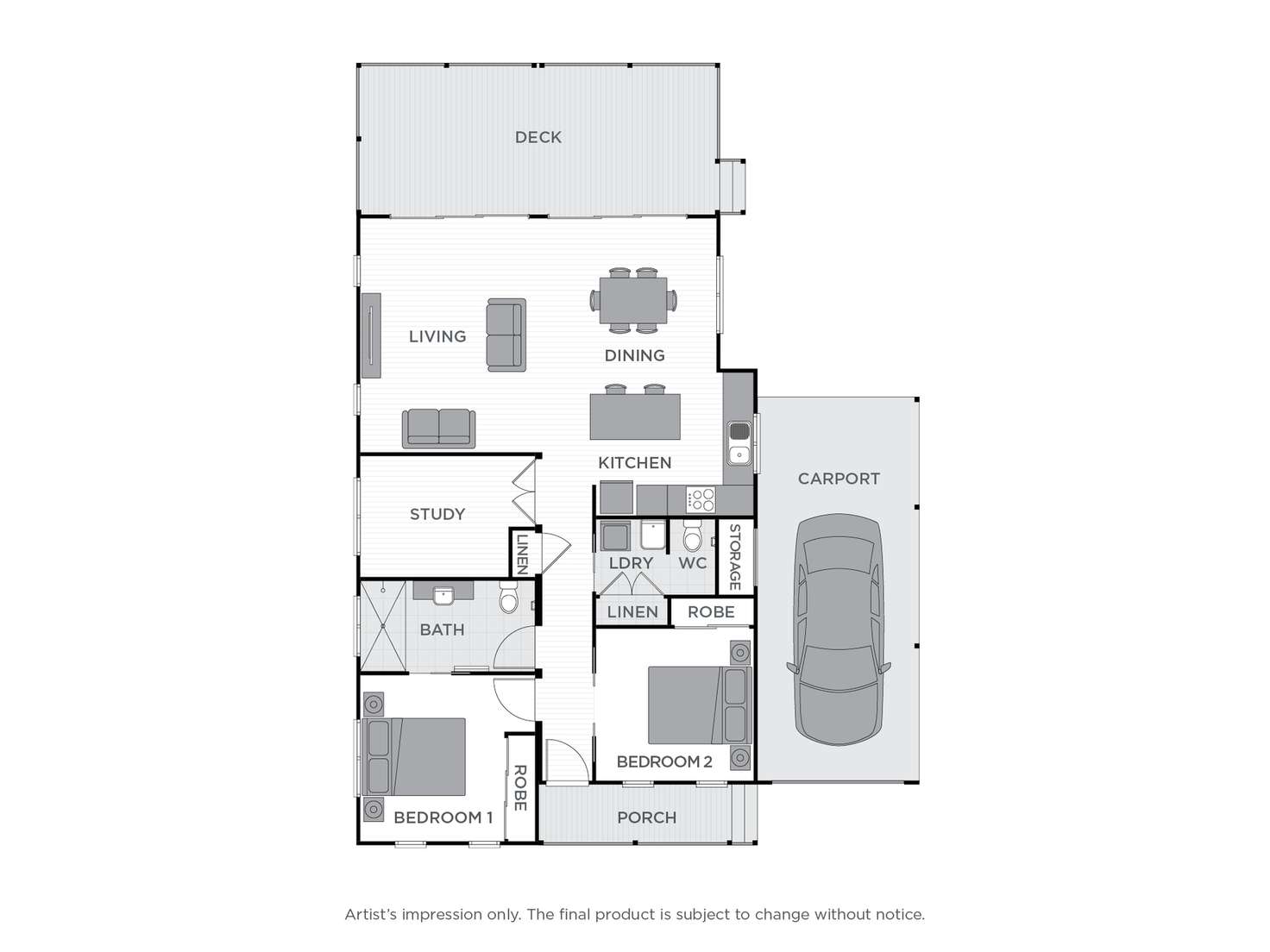 Floorplan of Homely retirement listing, 94/1 Norman Street, Lake Conjola NSW 2539