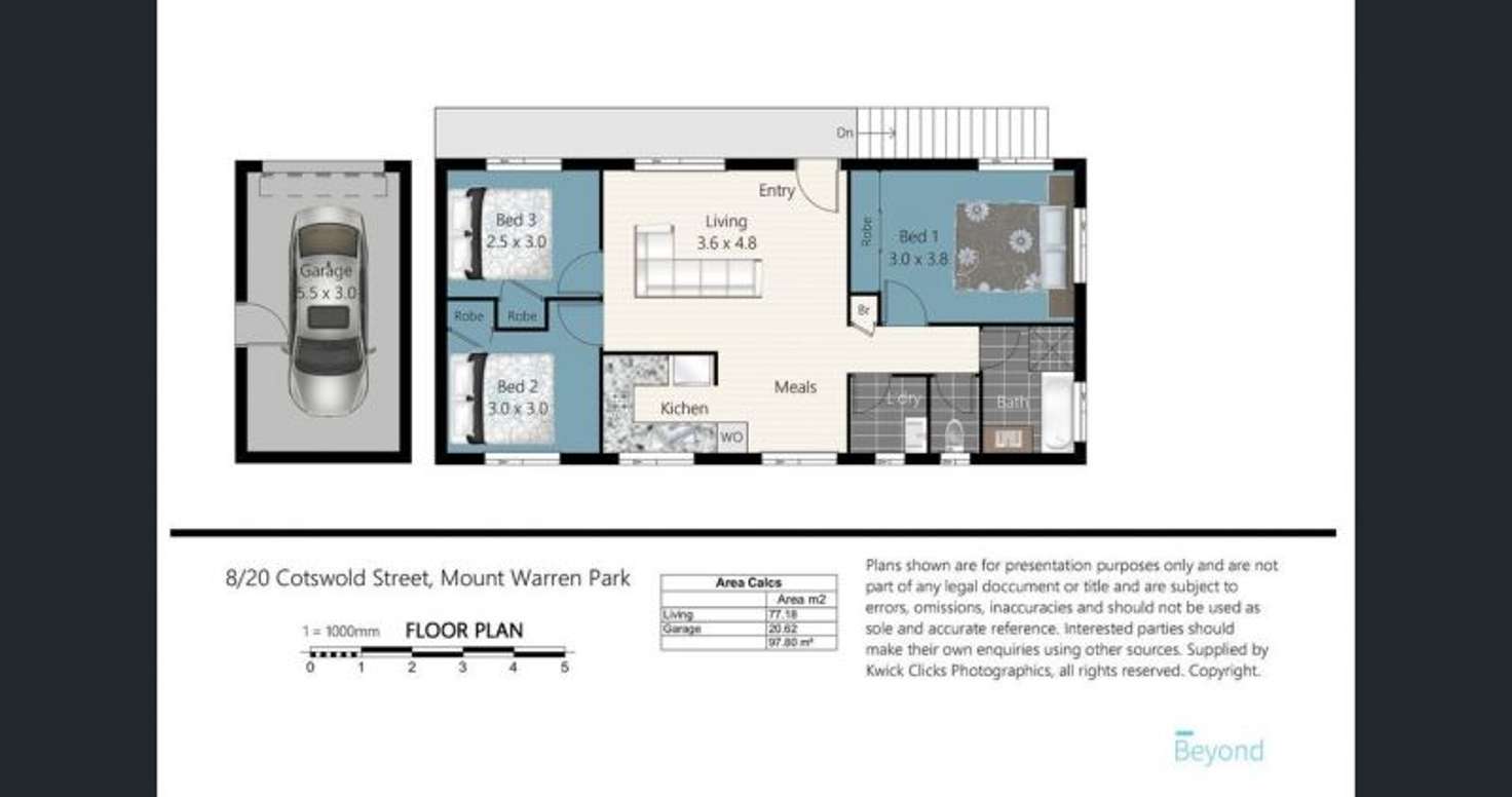 Floorplan of Homely unit listing, 8/20 Cotswold Street, Mount Warren Park QLD 4207