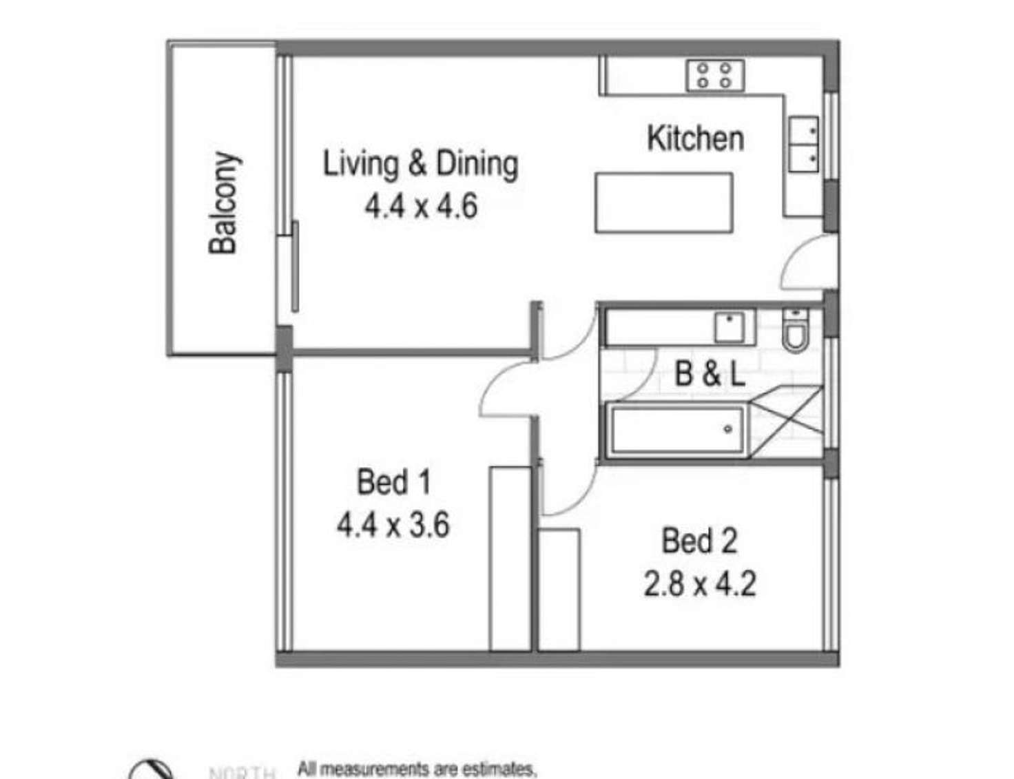 Floorplan of Homely apartment listing, 16 Richardson Avenue, Claremont WA 6010