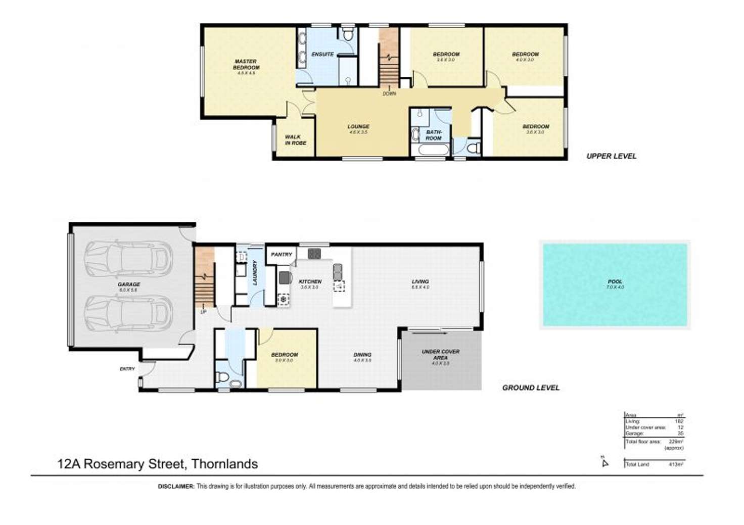 Floorplan of Homely house listing, 12a Rosemary Street, Thornlands QLD 4164