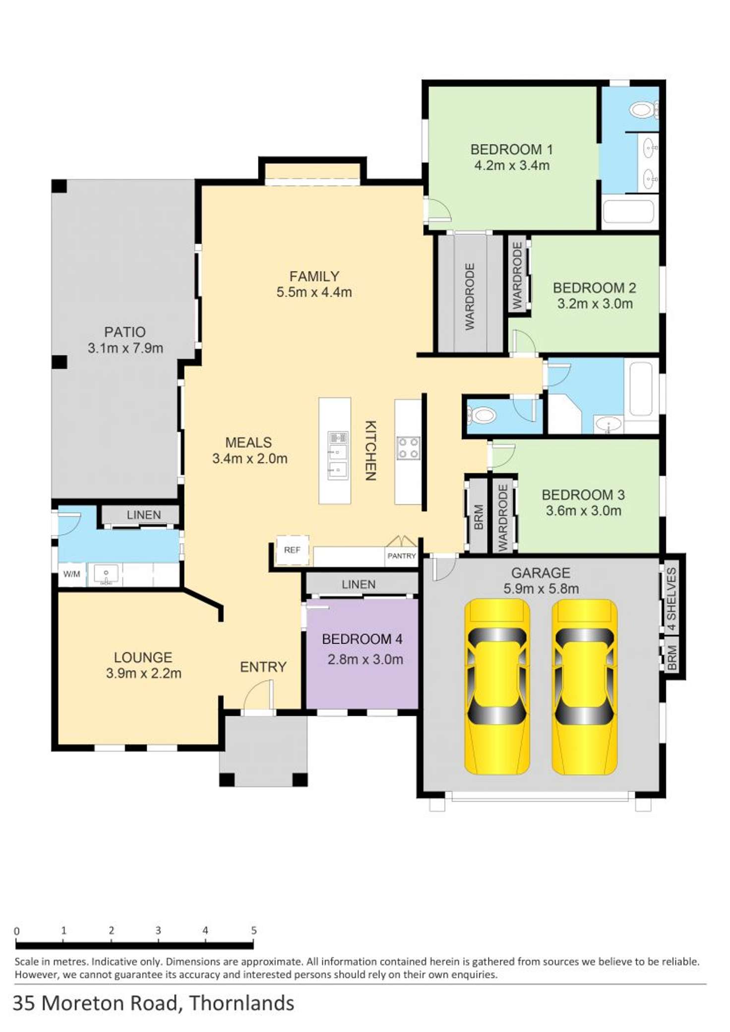 Floorplan of Homely house listing, 35 Moreton Road, Thornlands QLD 4164