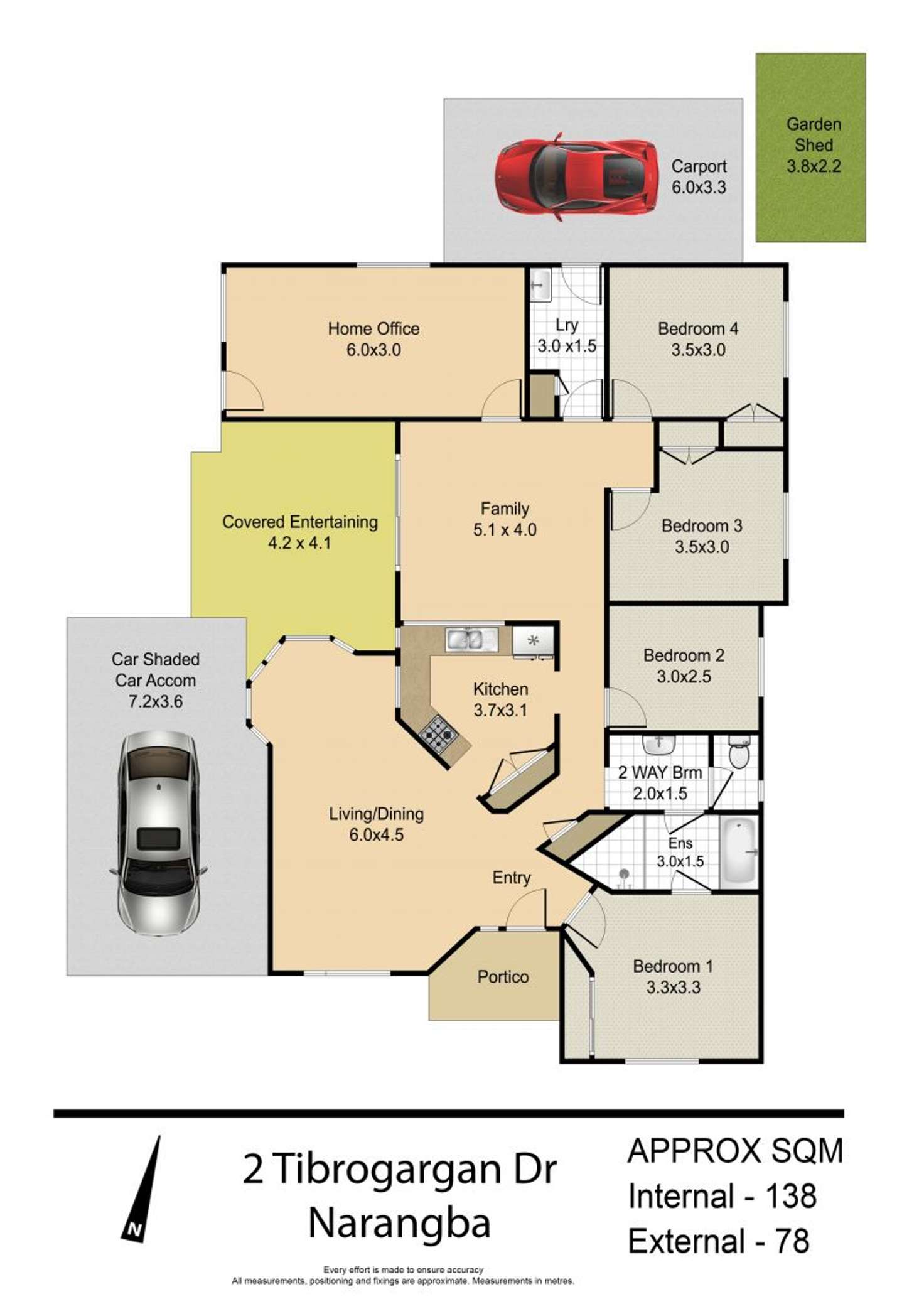 Floorplan of Homely house listing, 1212 Oakey Flat Road, Narangba QLD 4504