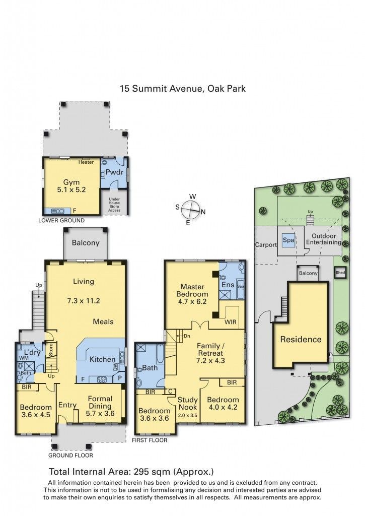 Floorplan of Homely house listing, 15 SUMMIT AVENUE, Oak Park VIC 3046