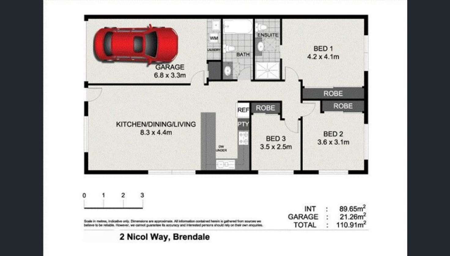 Floorplan of Homely villa listing, 126/2 Nicol Way, Brendale QLD 4500
