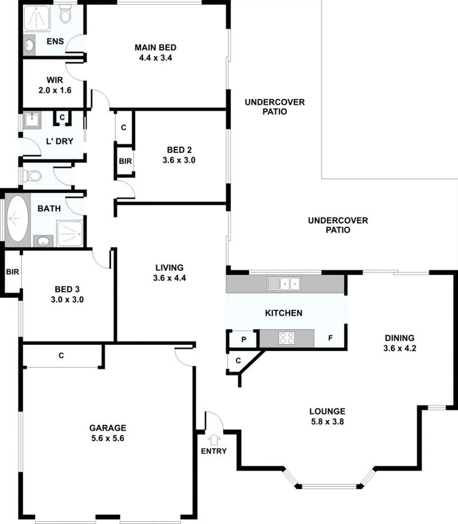 Floorplan of Homely house listing, 92 Newport Drive, Robina QLD 4226