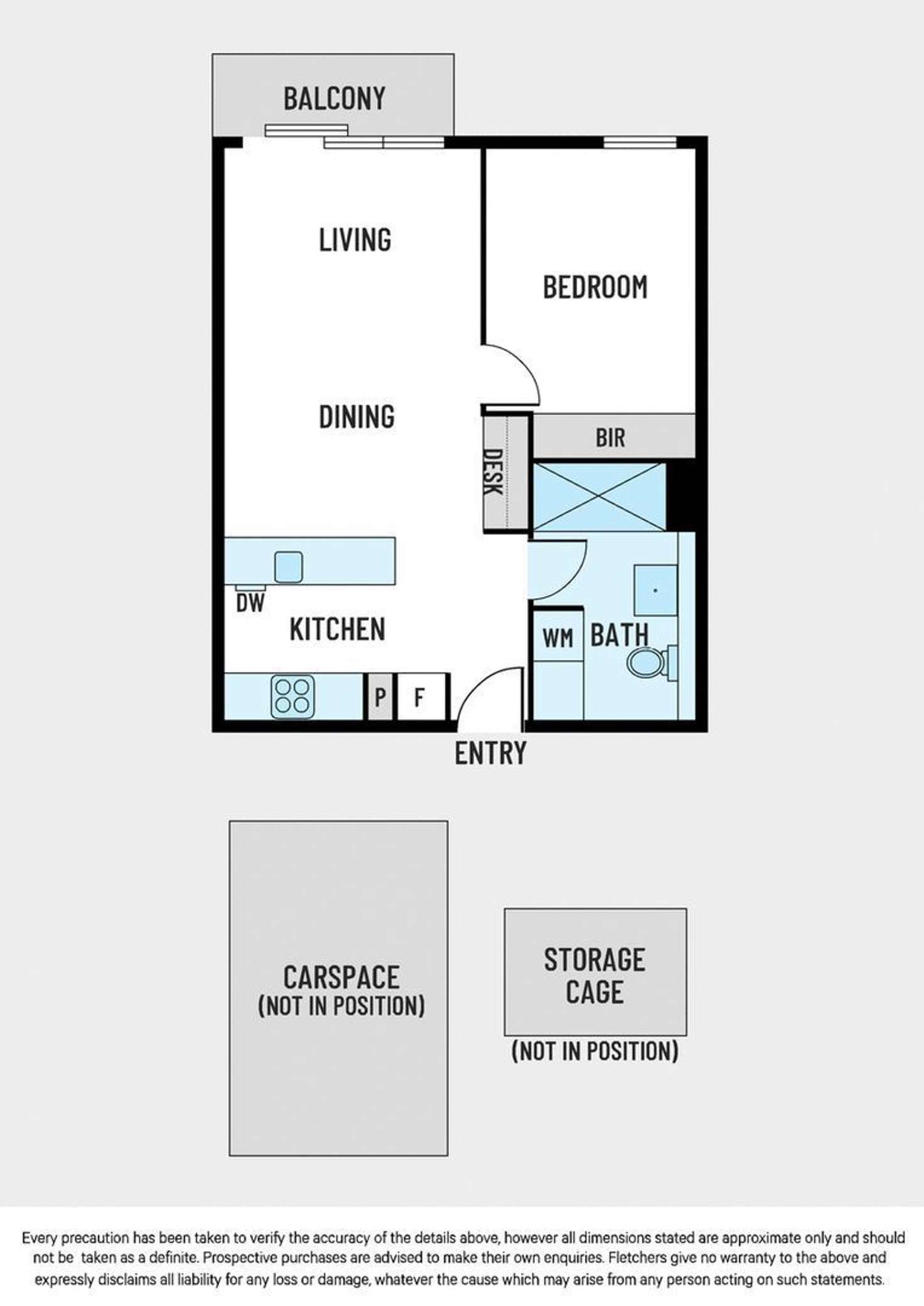 Floorplan of Homely apartment listing, 105/22 Barkly Street, Brunswick East VIC 3057